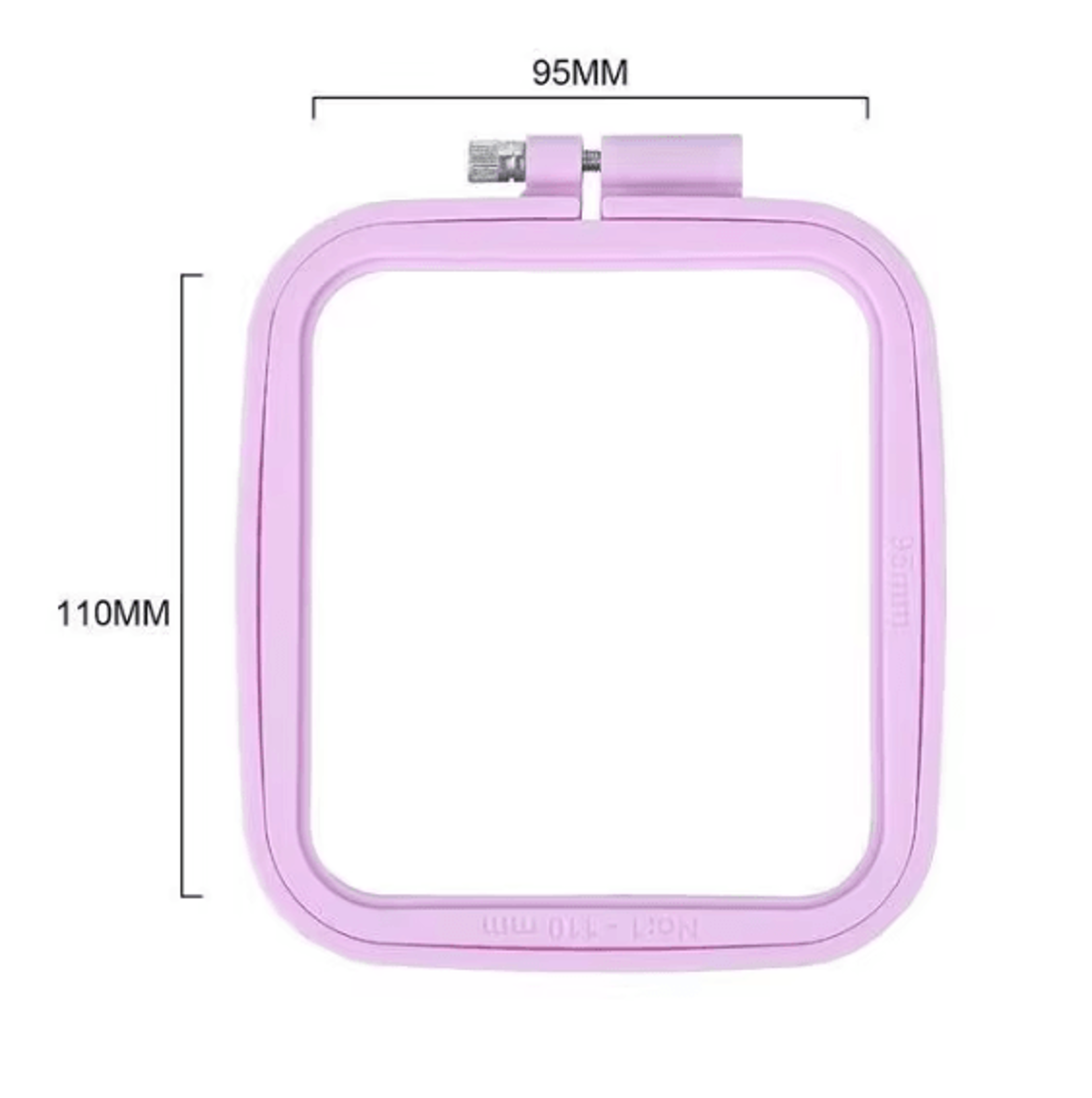 5Piece Adjustable Square Embroidery Hoop Set For Cross Stitch  Needlework 7