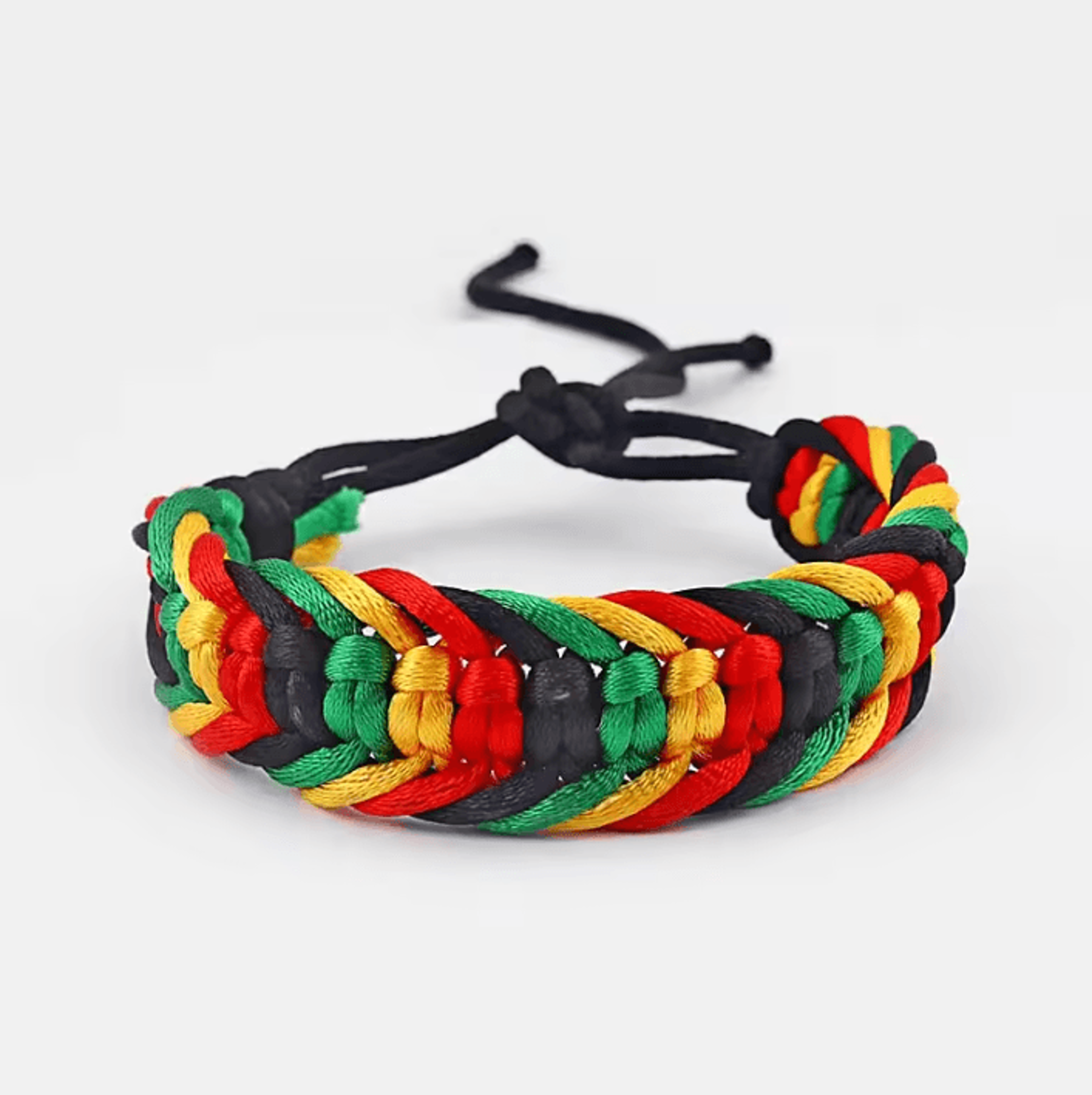 Adjustable Rasta Friendship Bracelet  Jamaican Reggae Boho Wristband 10