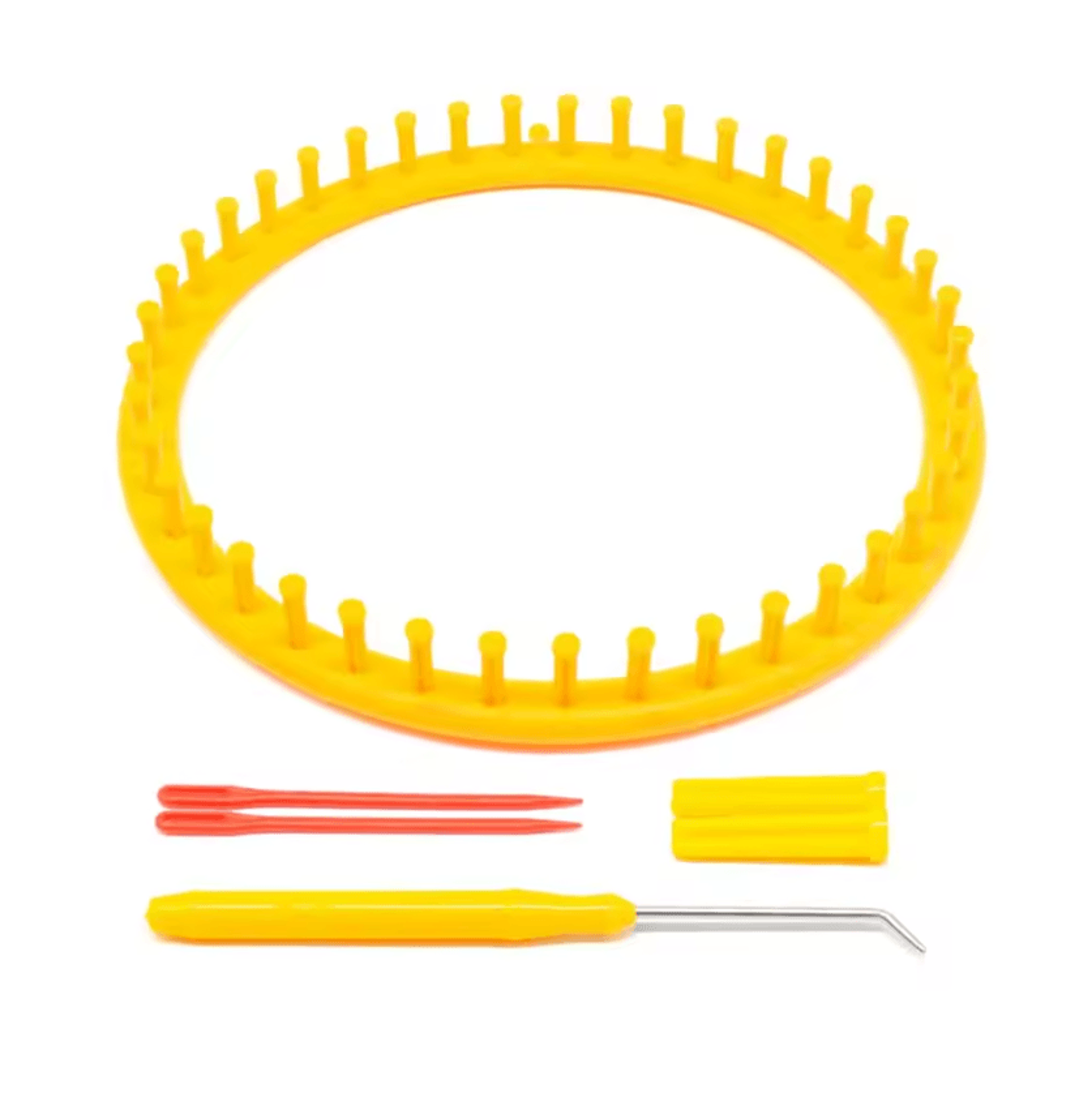 DIY Round Knitting Loom For Hats Scarves  Yarn Crafts 4