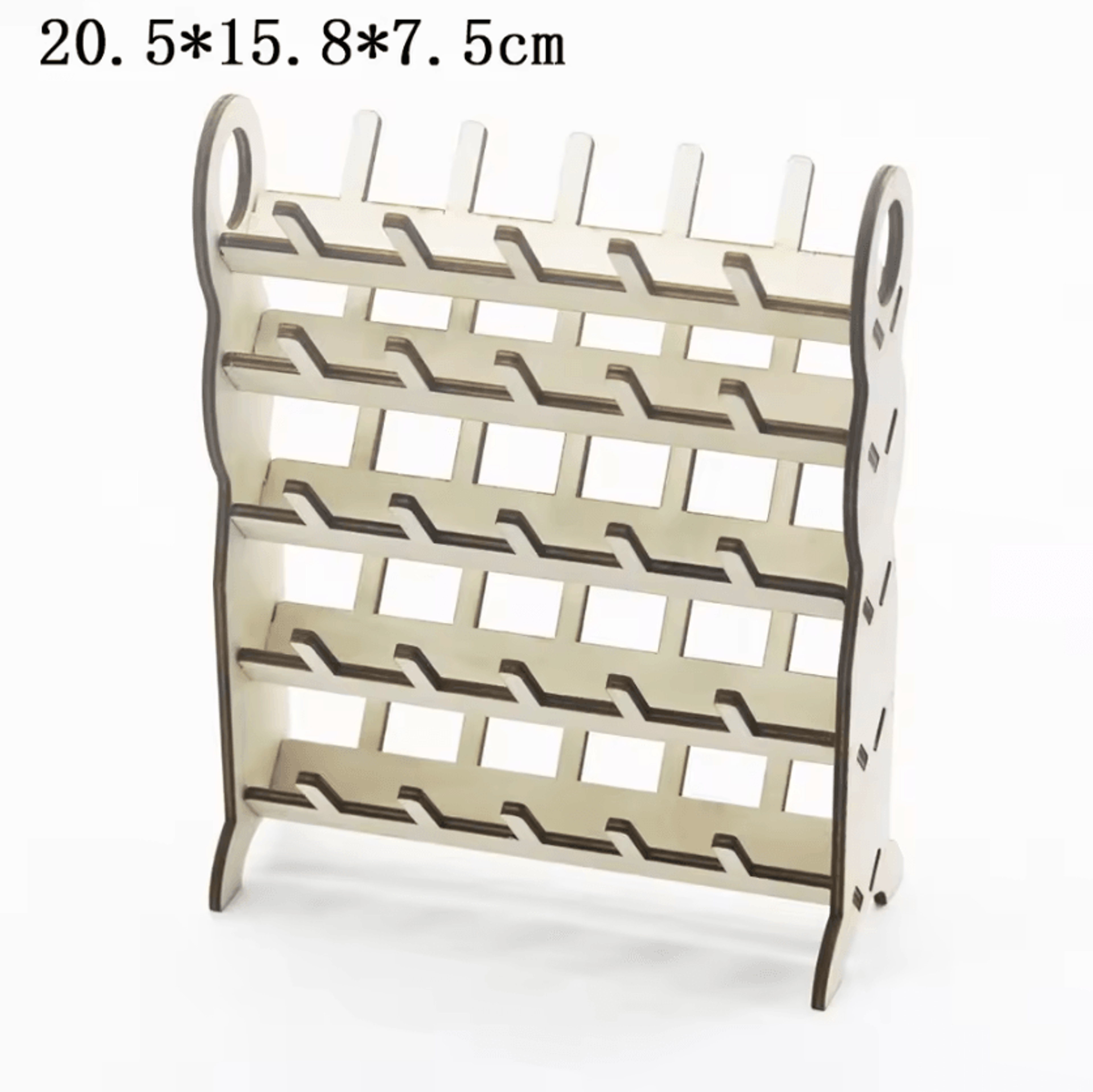 50Spool Wooden Thread Rack  WallMounted Sewing Organizer 2