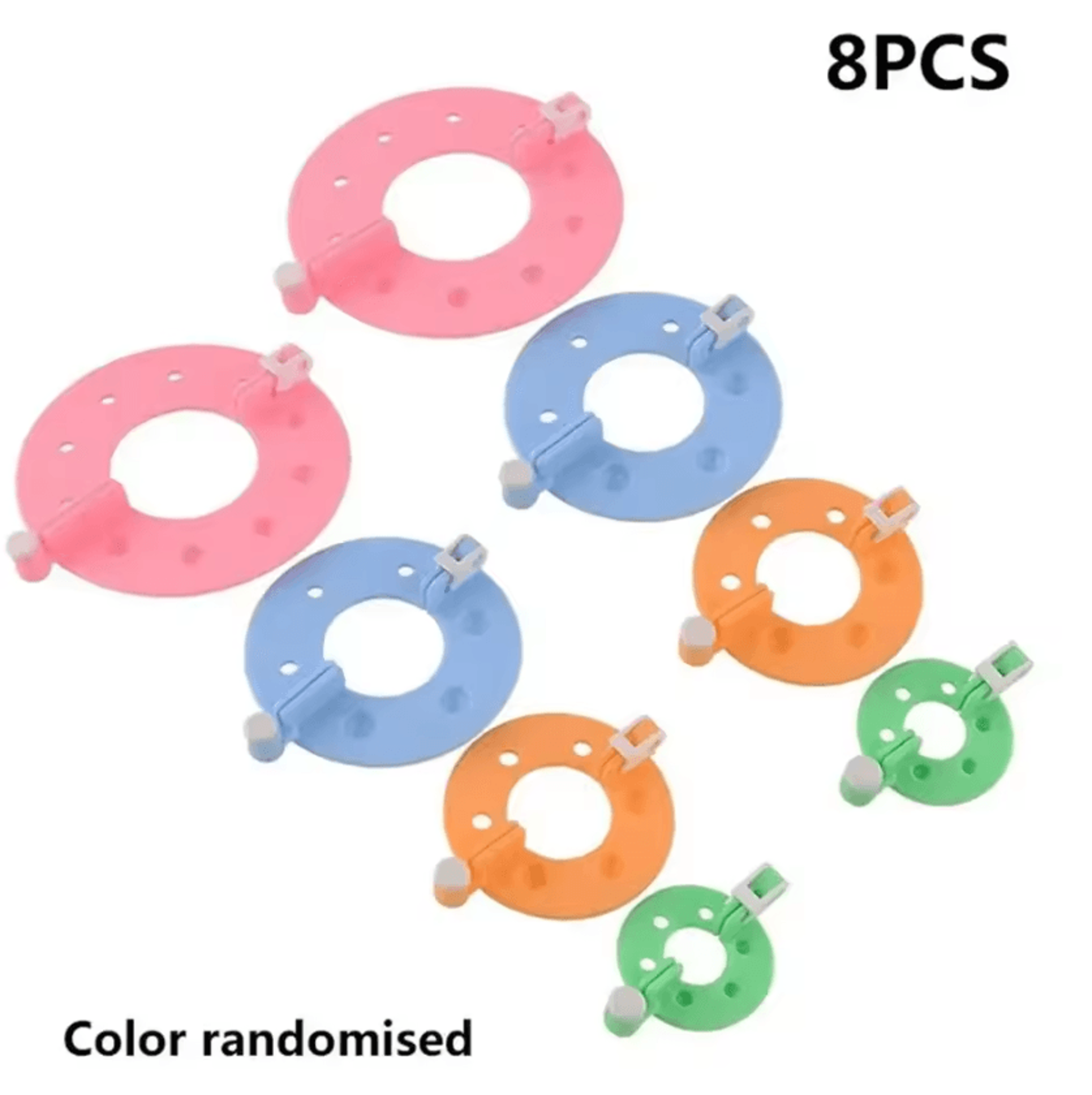 8Piece Pom Pom Maker Set For Yarn Crafts 0