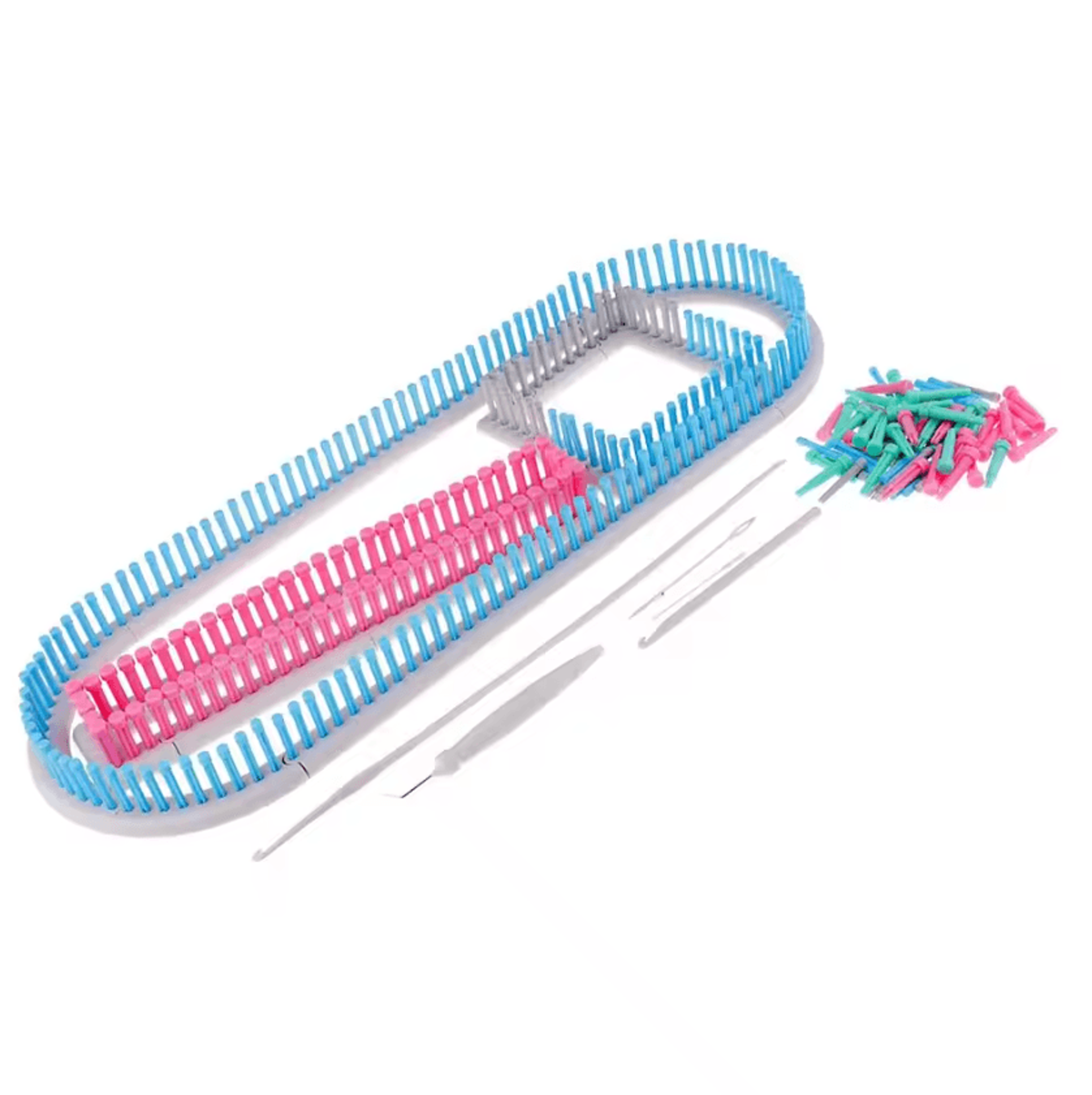 Long Knitting Loom Set For Scarves Hats And Blankets 2