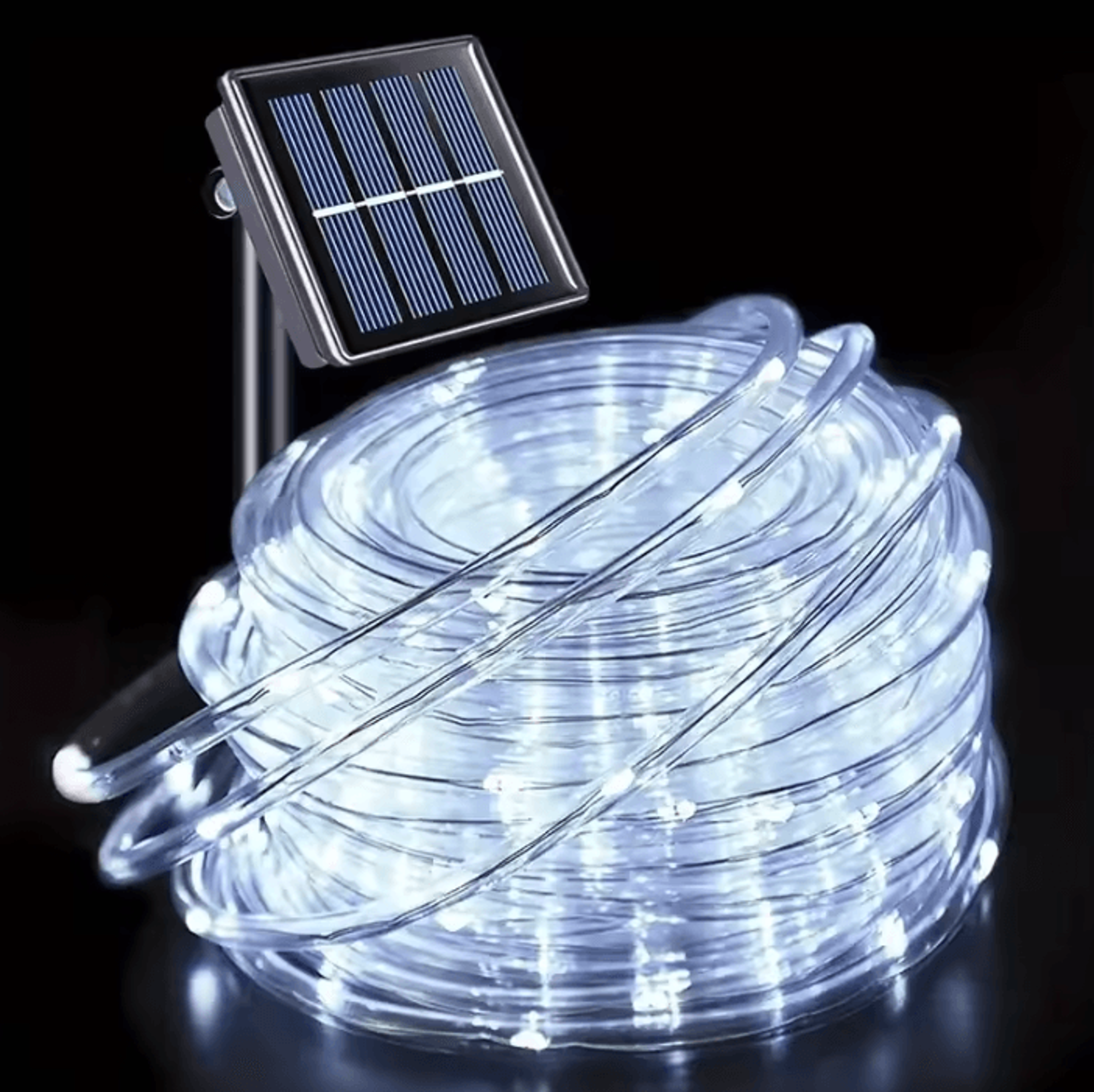Solar LED Rope String Lights With 8 Lighting Modes 4