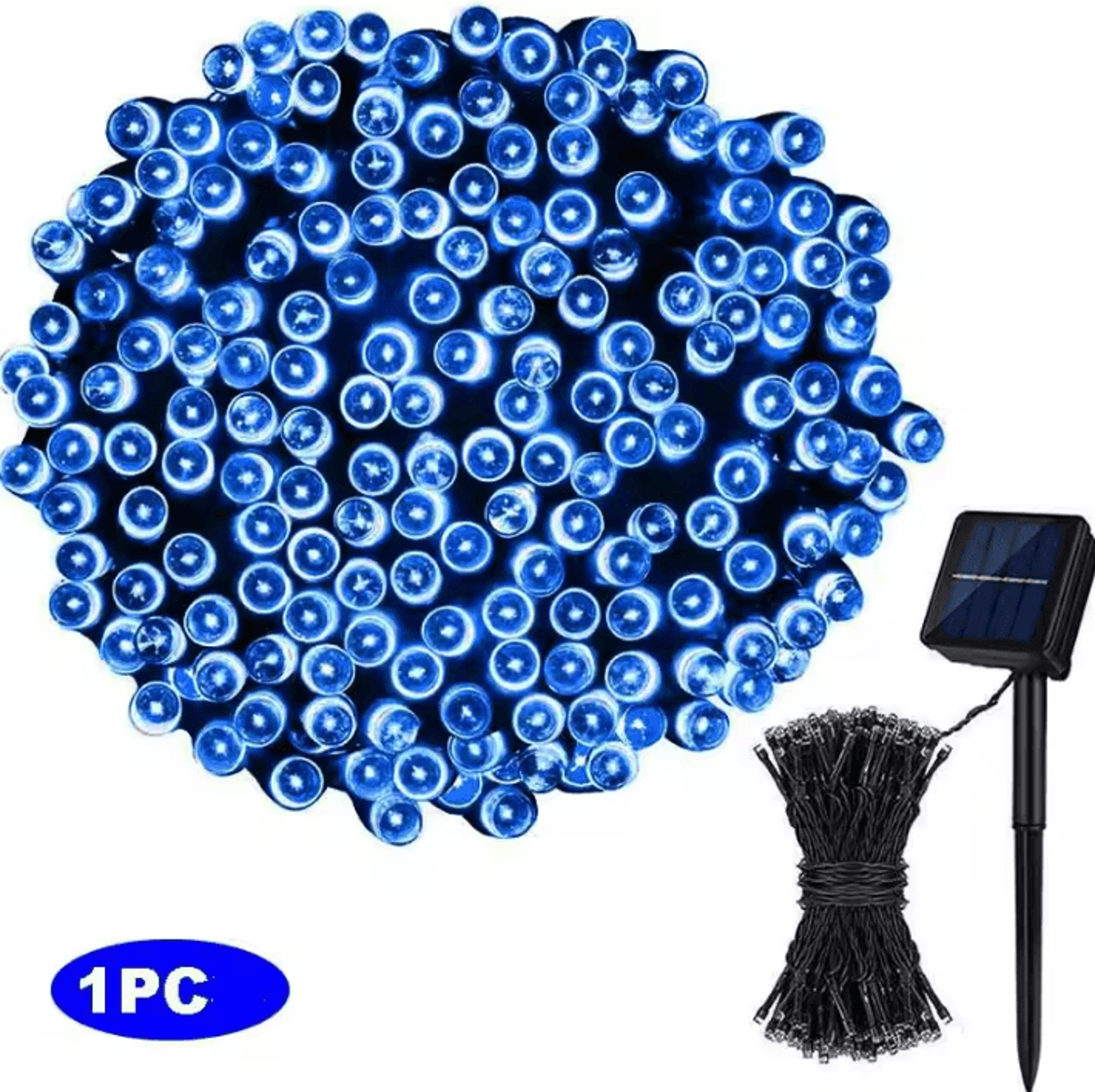 12M 100 LED Solar Fairy String Lights 7