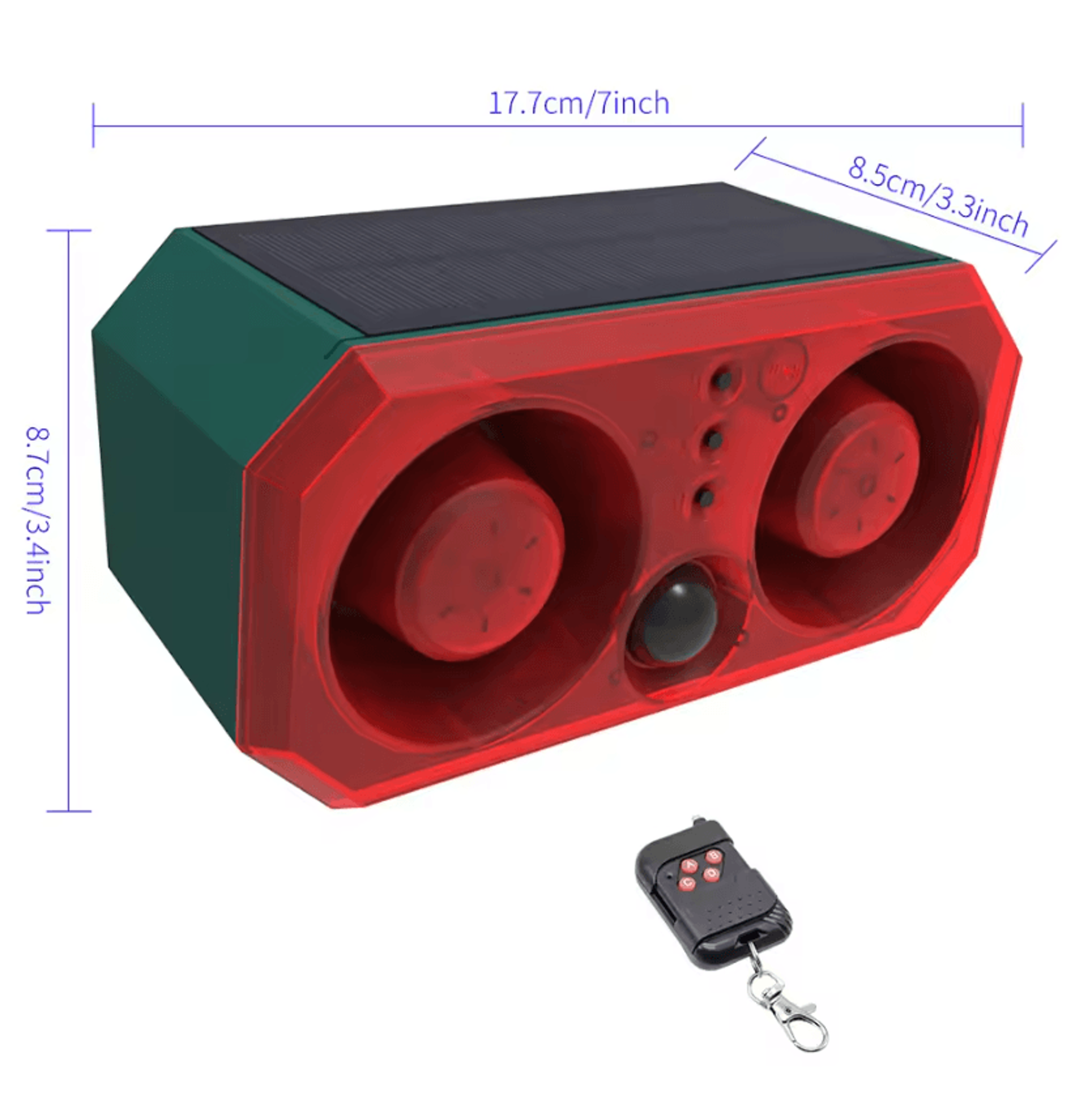 Solar Motion Sensor Animal Repeller With Dual Speakers 5