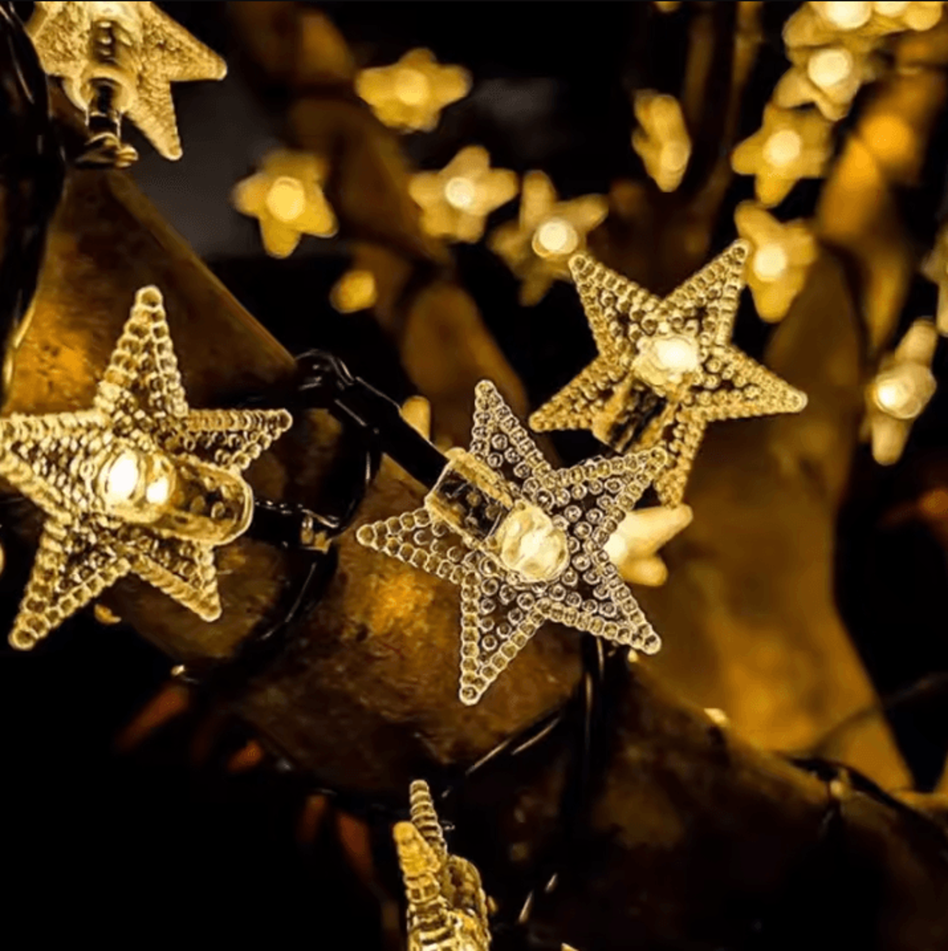 Solar Star String Lights With 8 Twinkle Modes 1