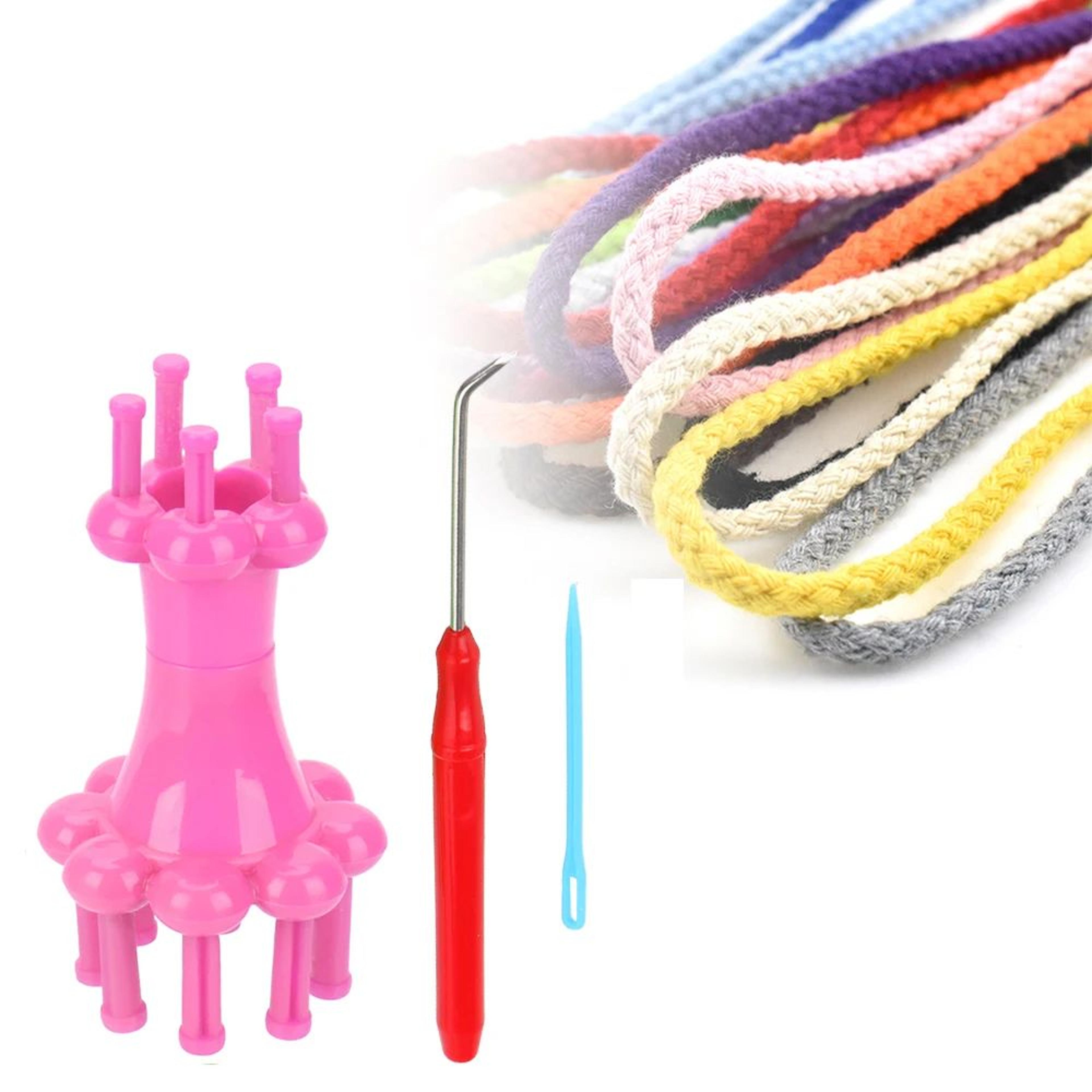 DoubleHead Spool Knitter Loom For DIY Yarn Weaving 2