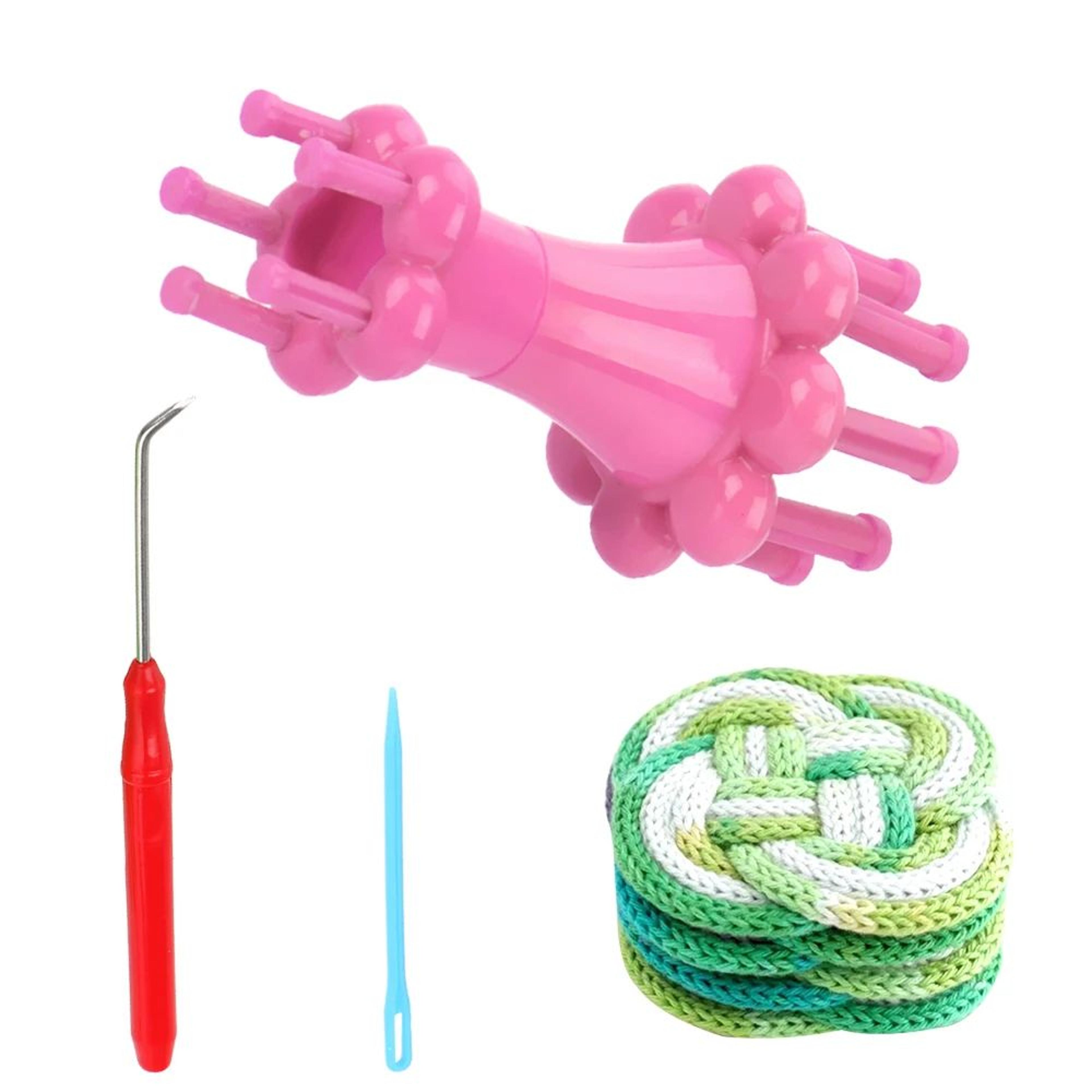 DoubleHead Spool Knitter Loom For DIY Yarn Weaving 1