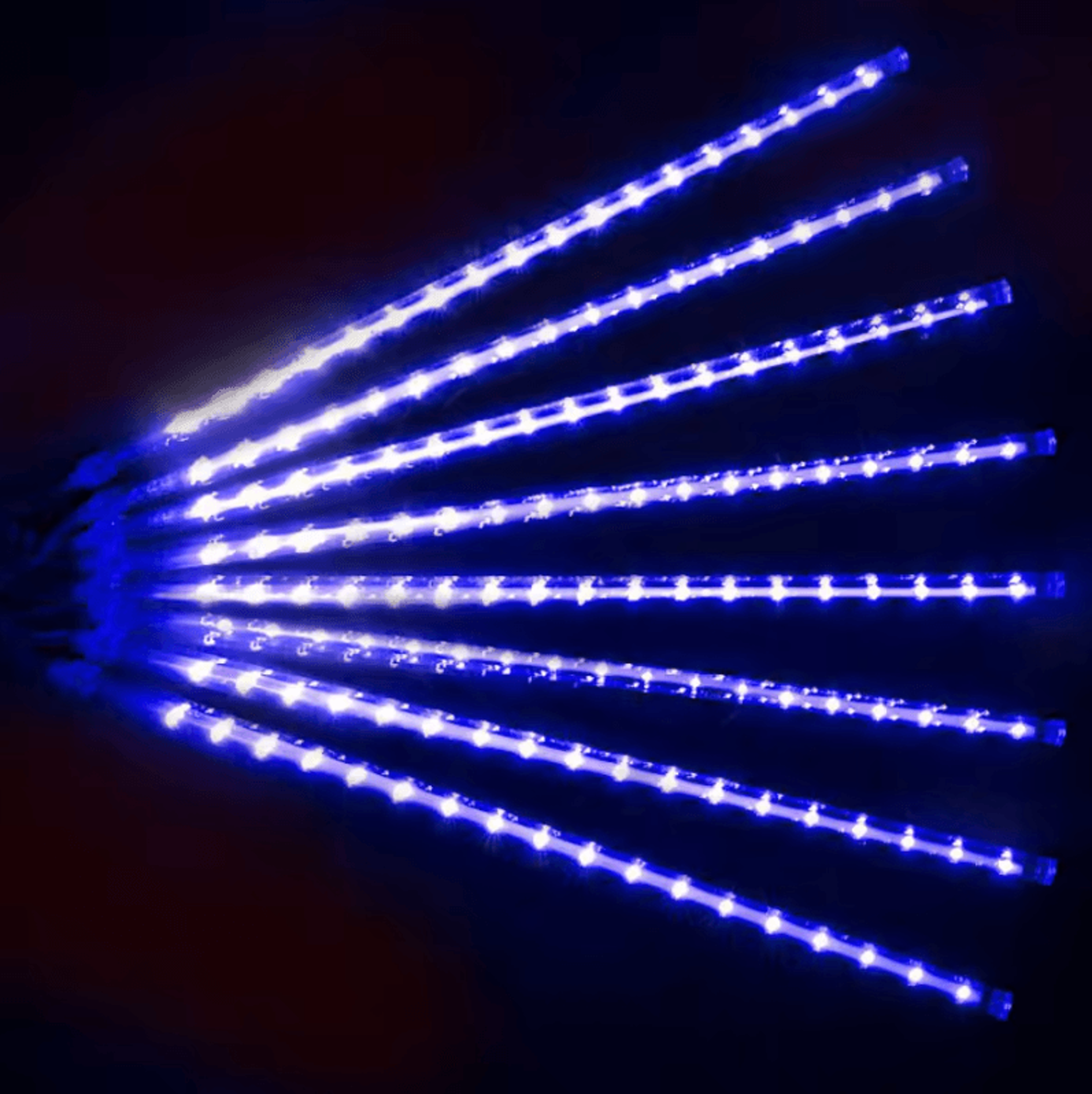 Solar Meteor Shower Lights Waterproof Falling Rain Outdoor Lights 8