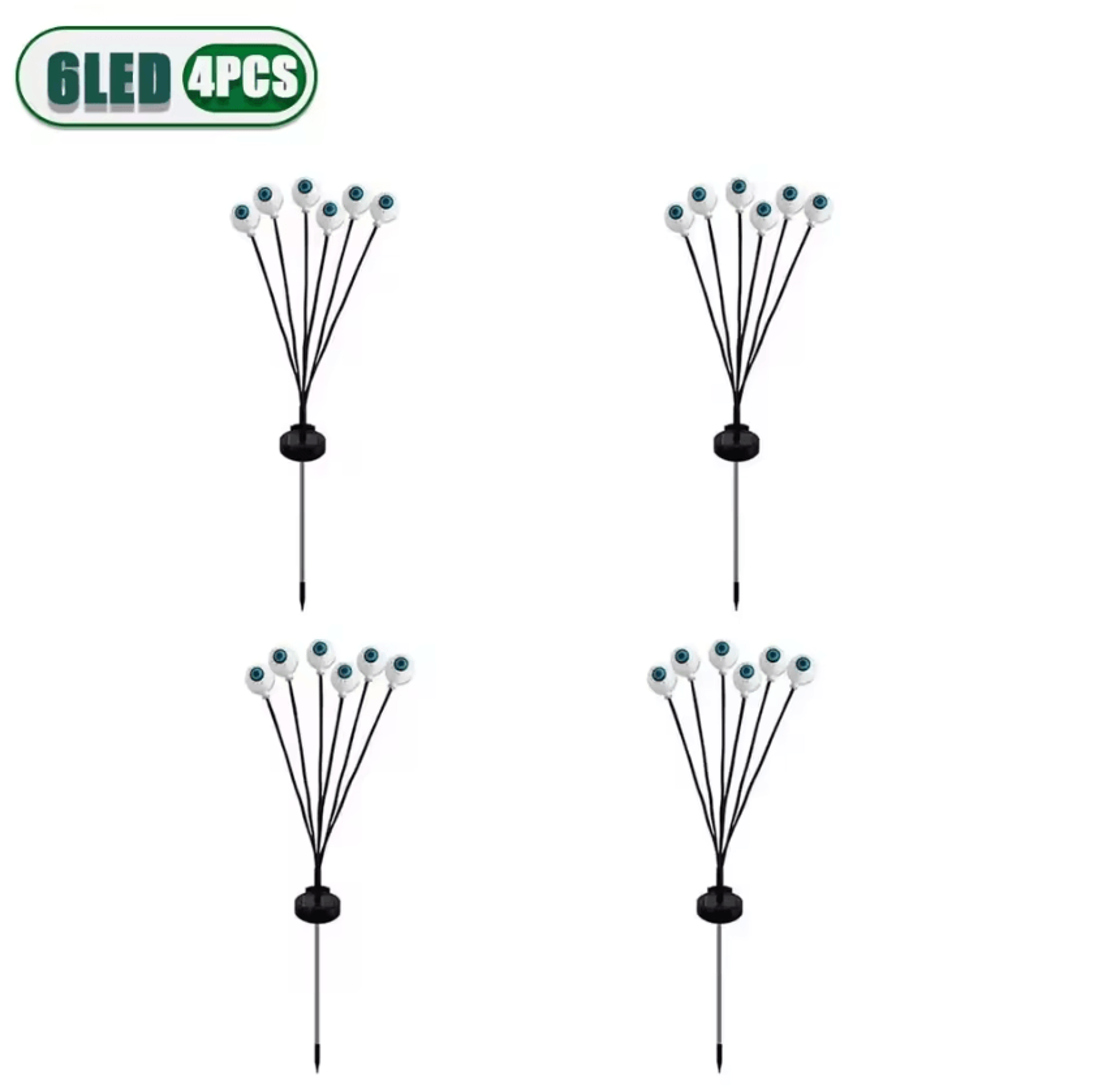 Solar Halloween Eyeball Stake Lights For Spooky Outdoor Decor 6