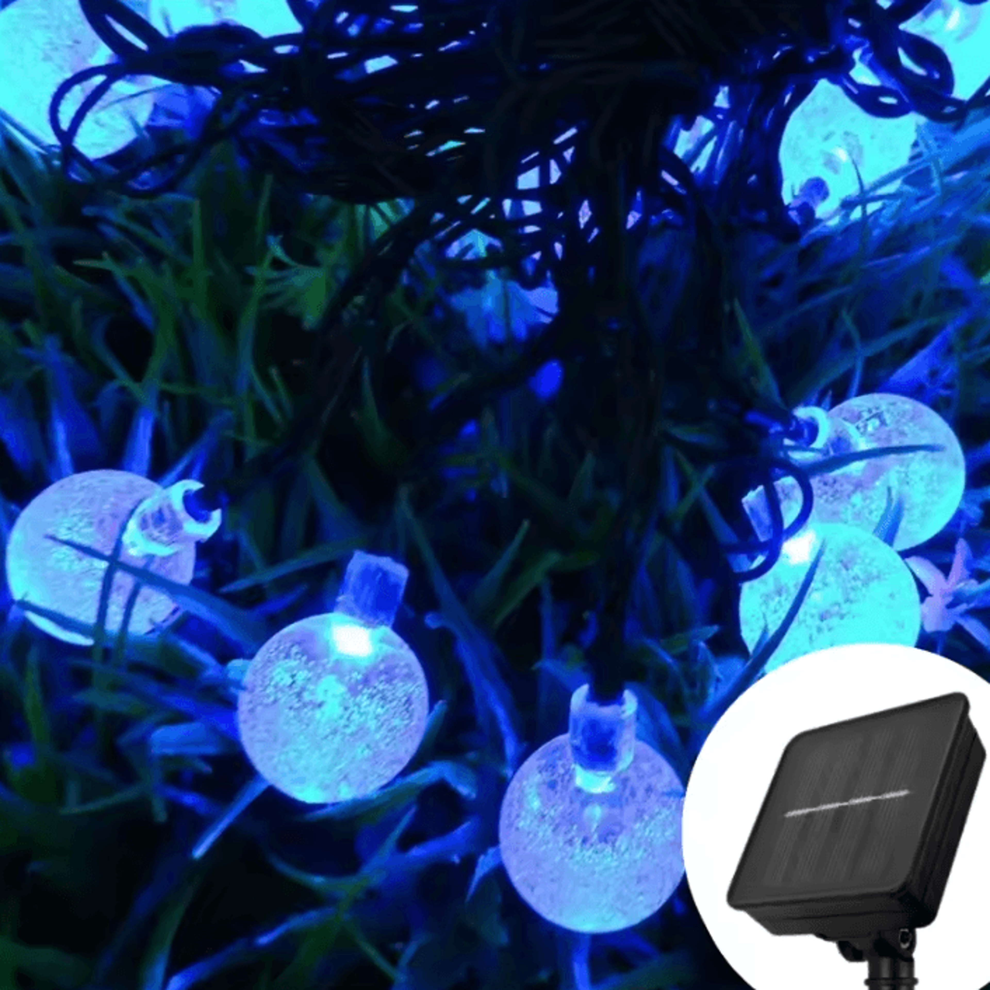 Solar Bubble Ball String Lights For Outdoor Garden Decor 1