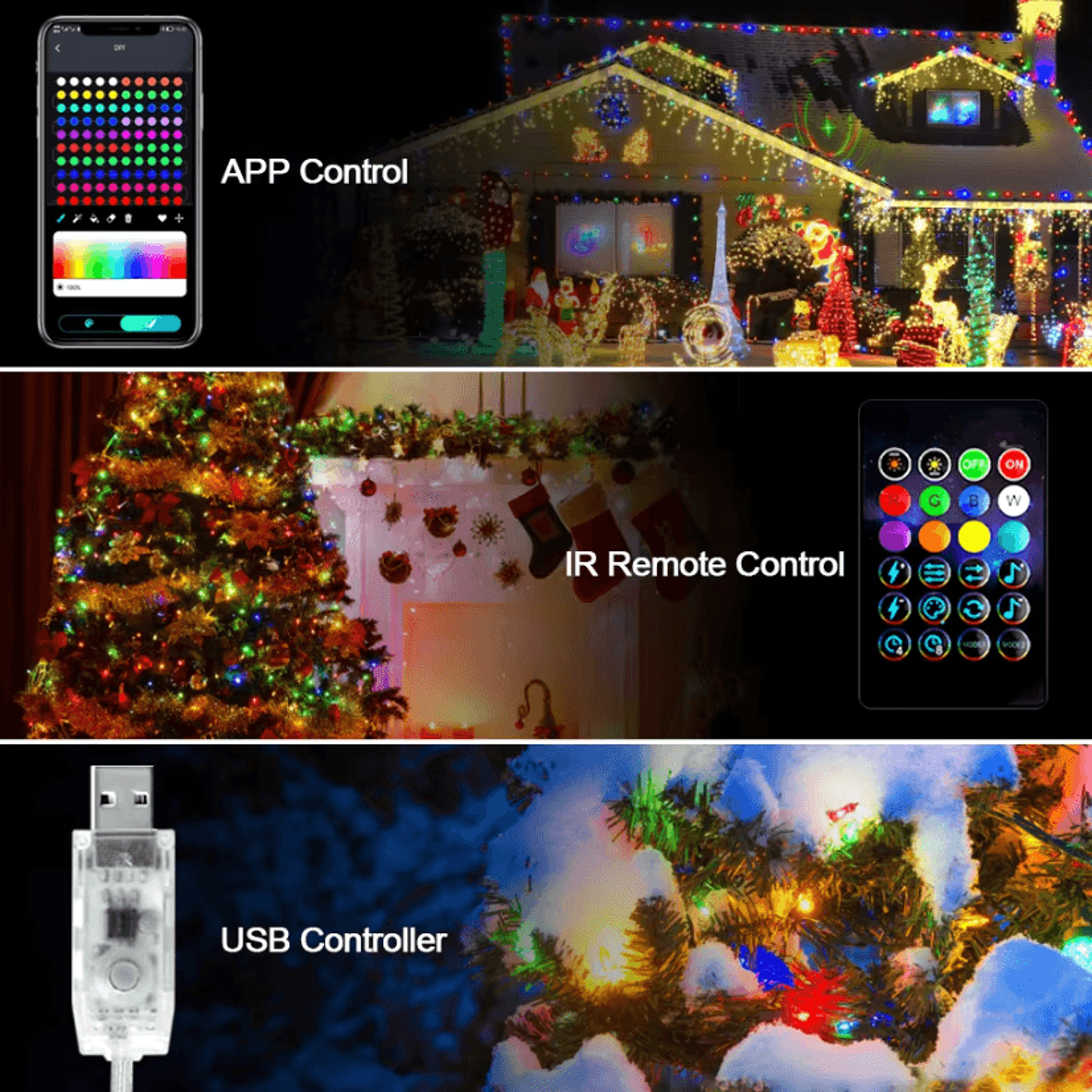Smart Bluetooth USB Fairy String Lights For Home And Party Decor 2