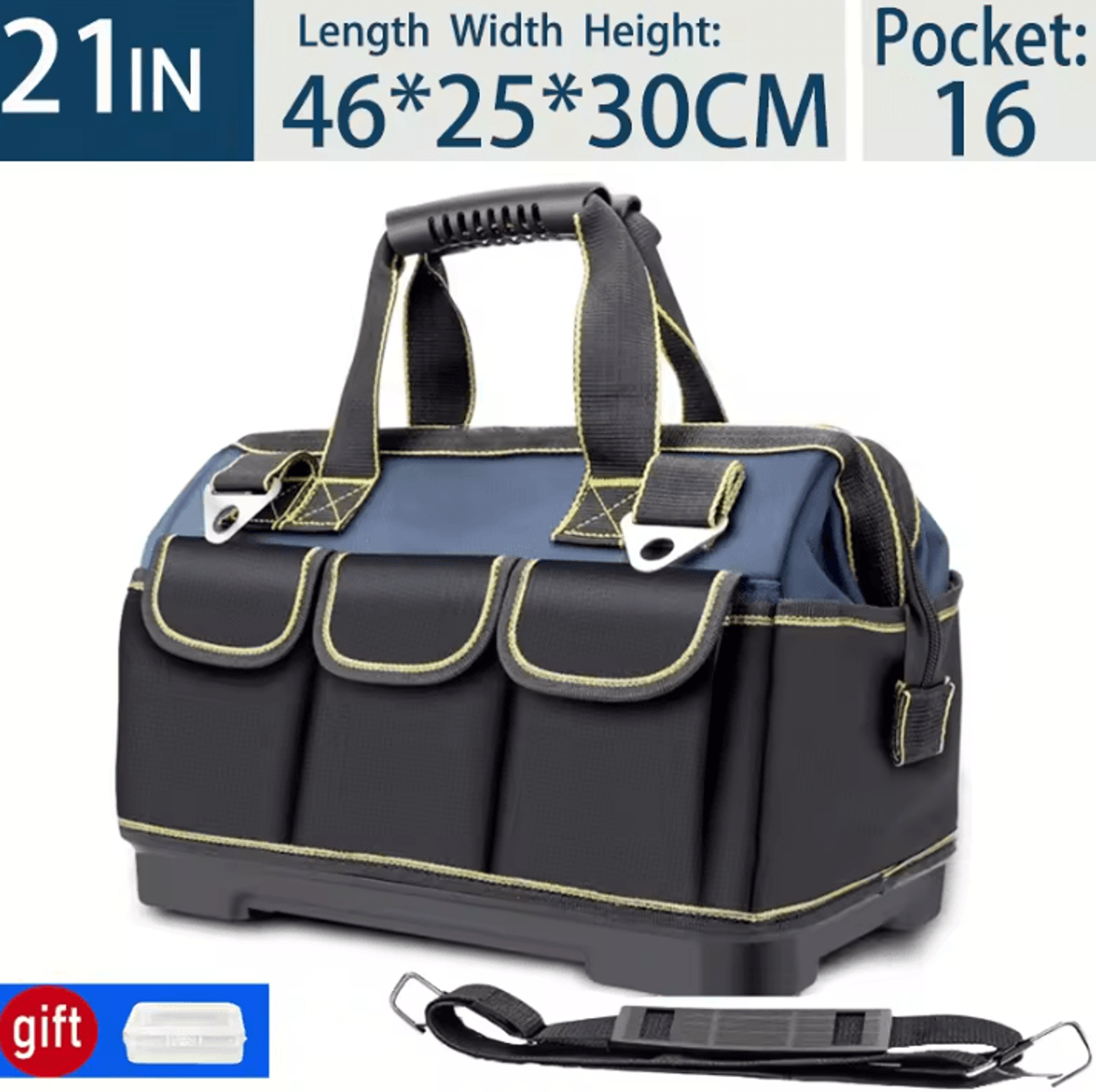 Heavy Duty Waterproof Multi Pocket Tool Bag 7
