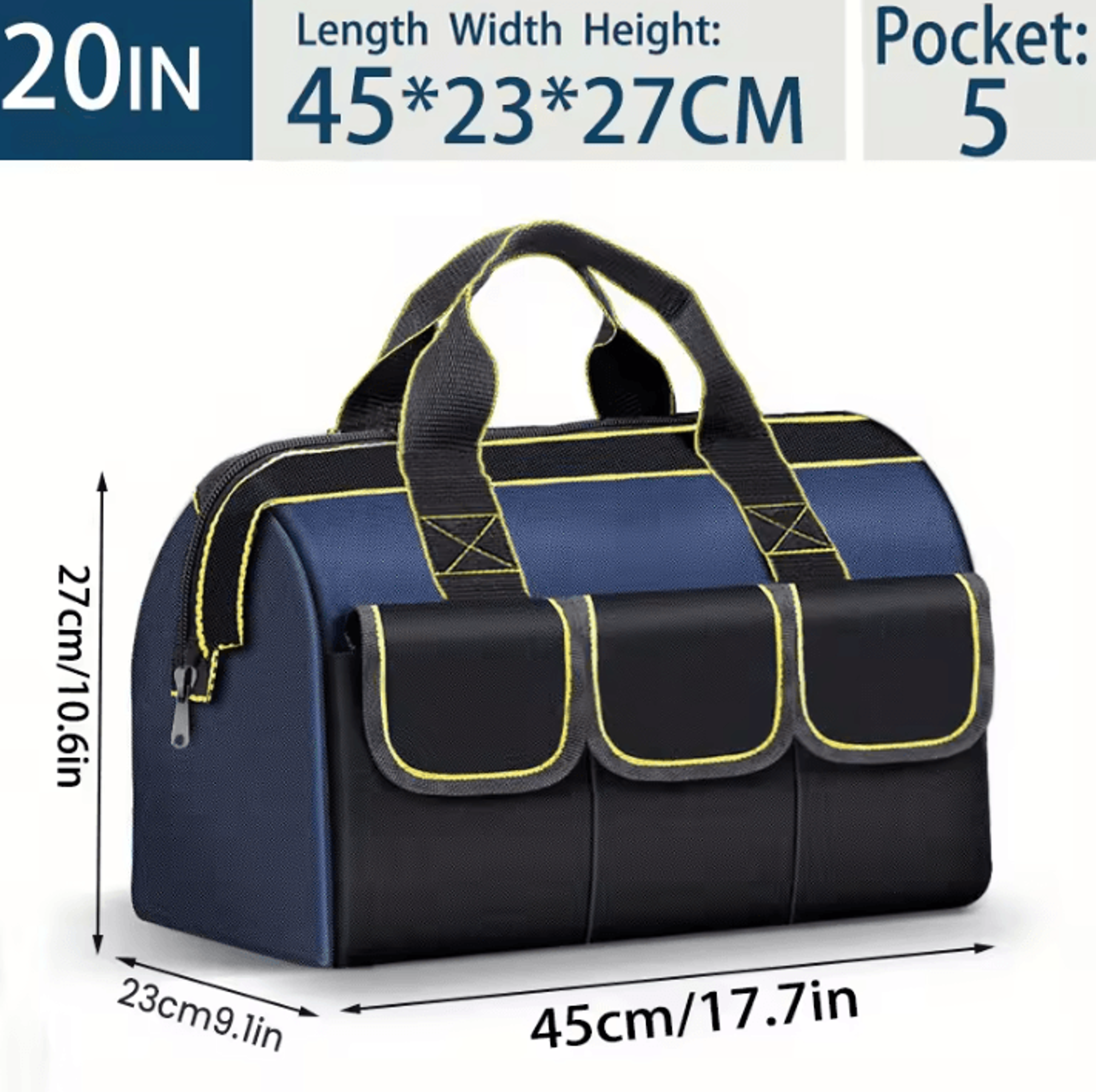 Heavy Duty Waterproof Multi Pocket Tool Bag 4