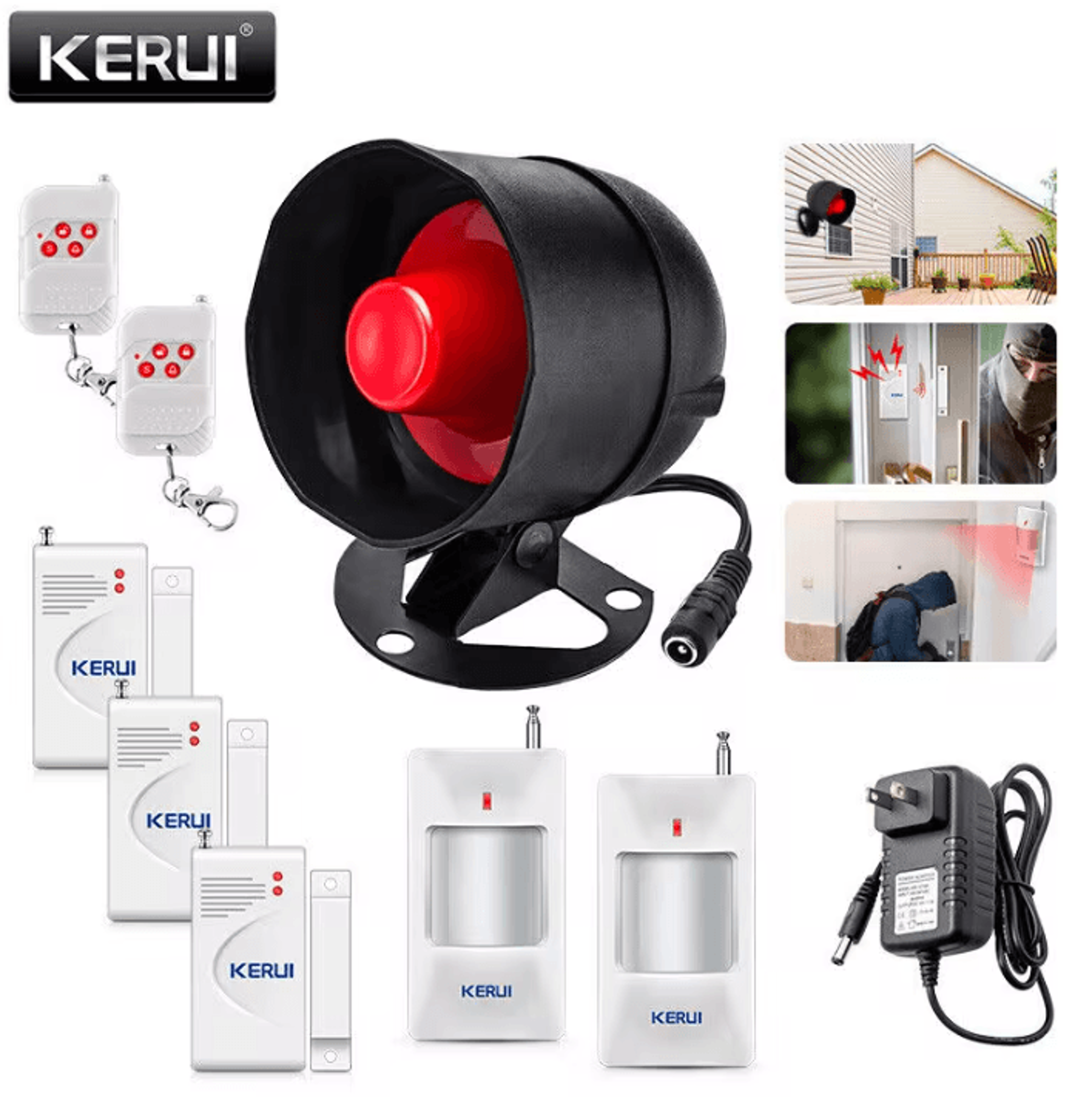 KERUI Wireless PIR Motion Sensor Security Alarm 5