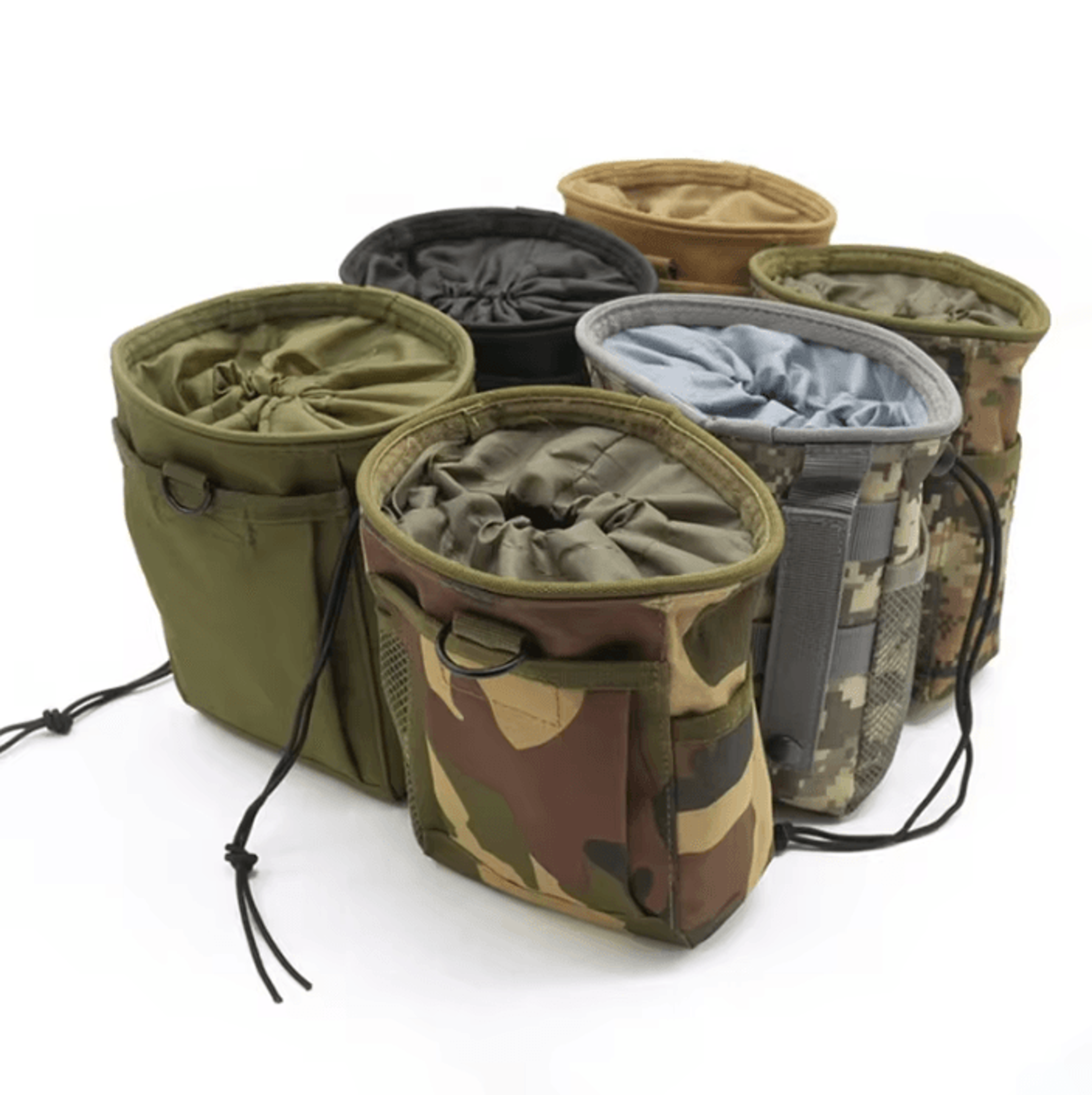 3-5l camouflage molle outdoor dump pouch