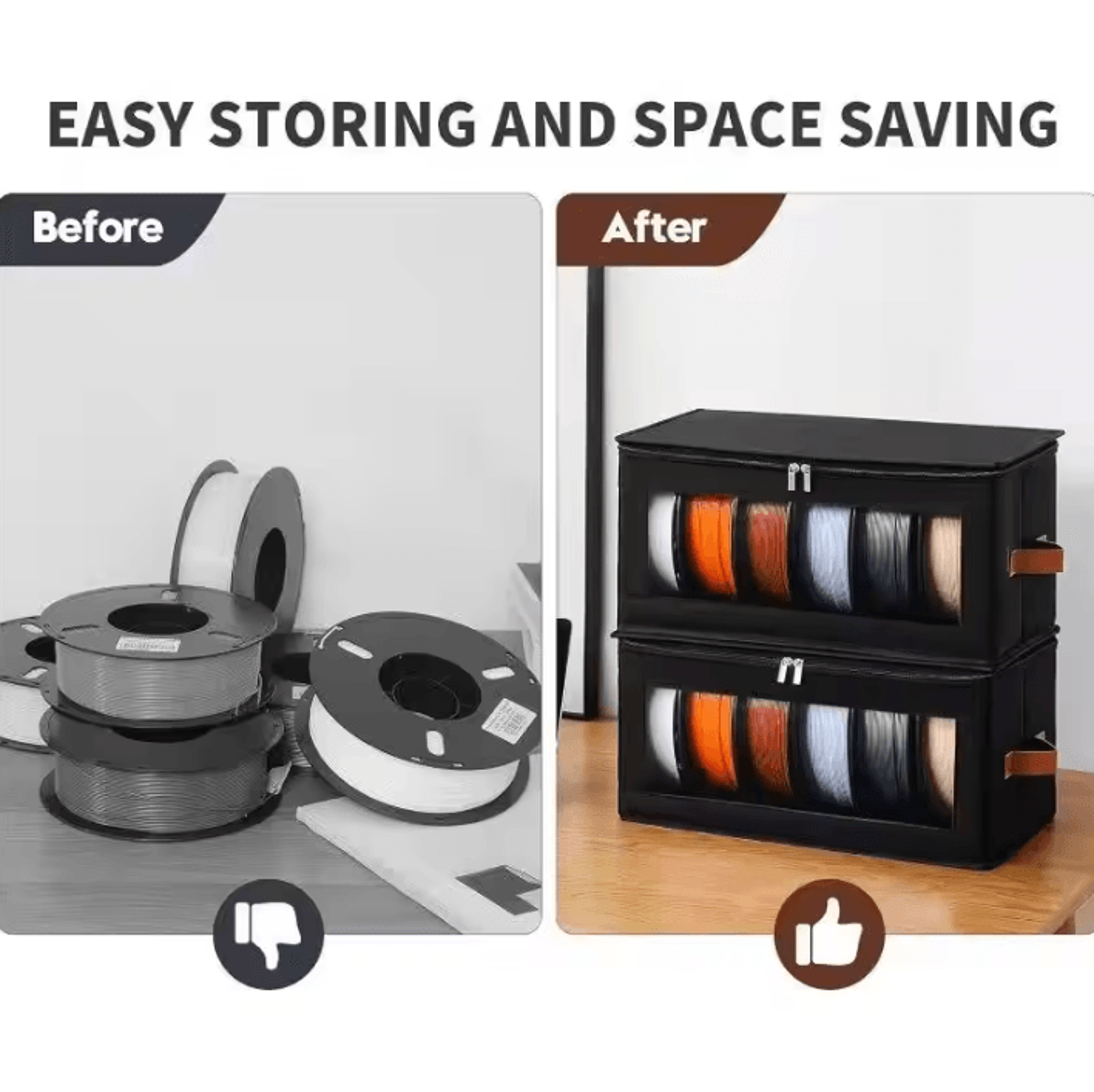 3D Printer Filament Storage Bag And Spool Organizer 4