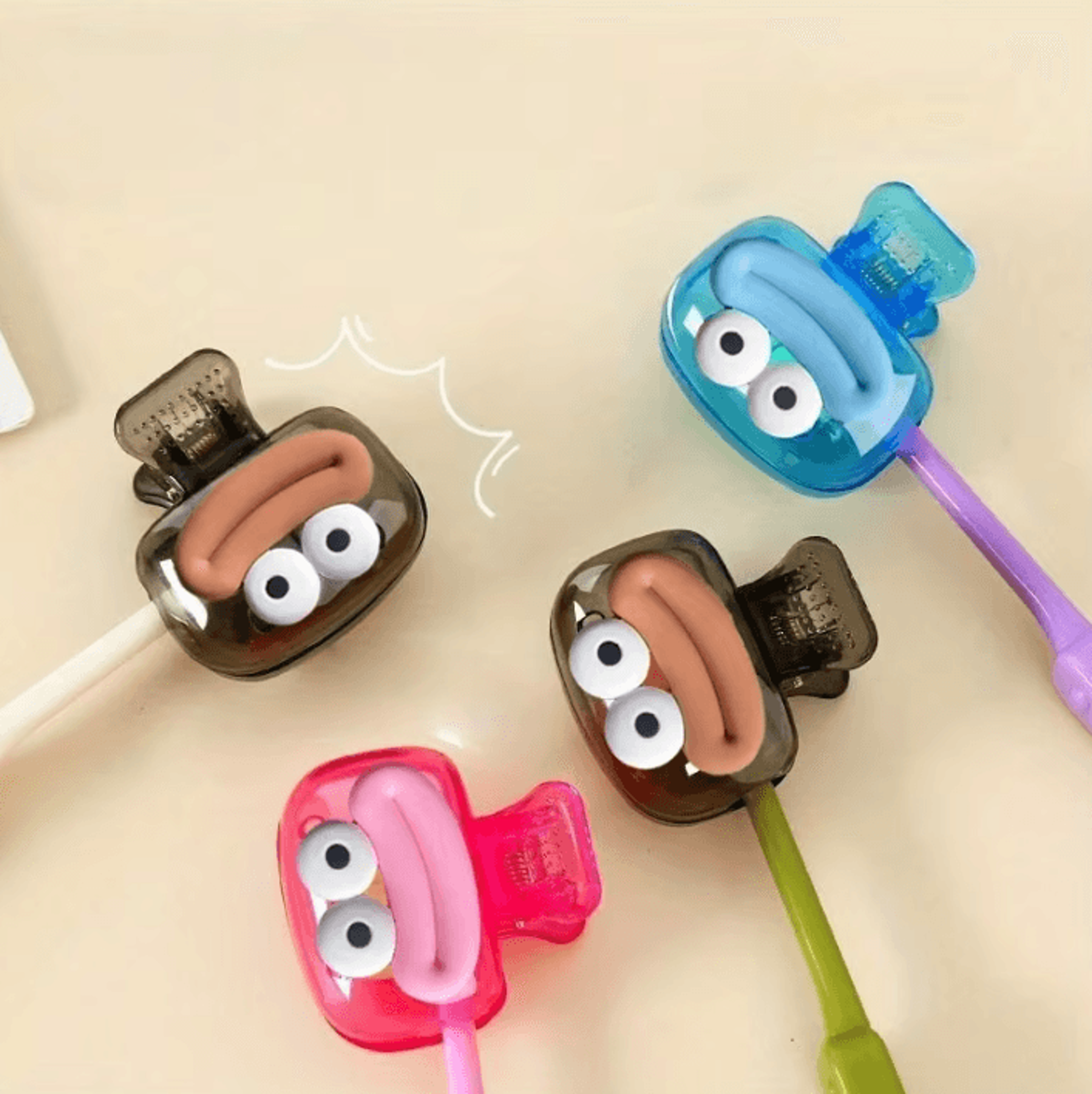 portable clip on toothbrush head covers for travel