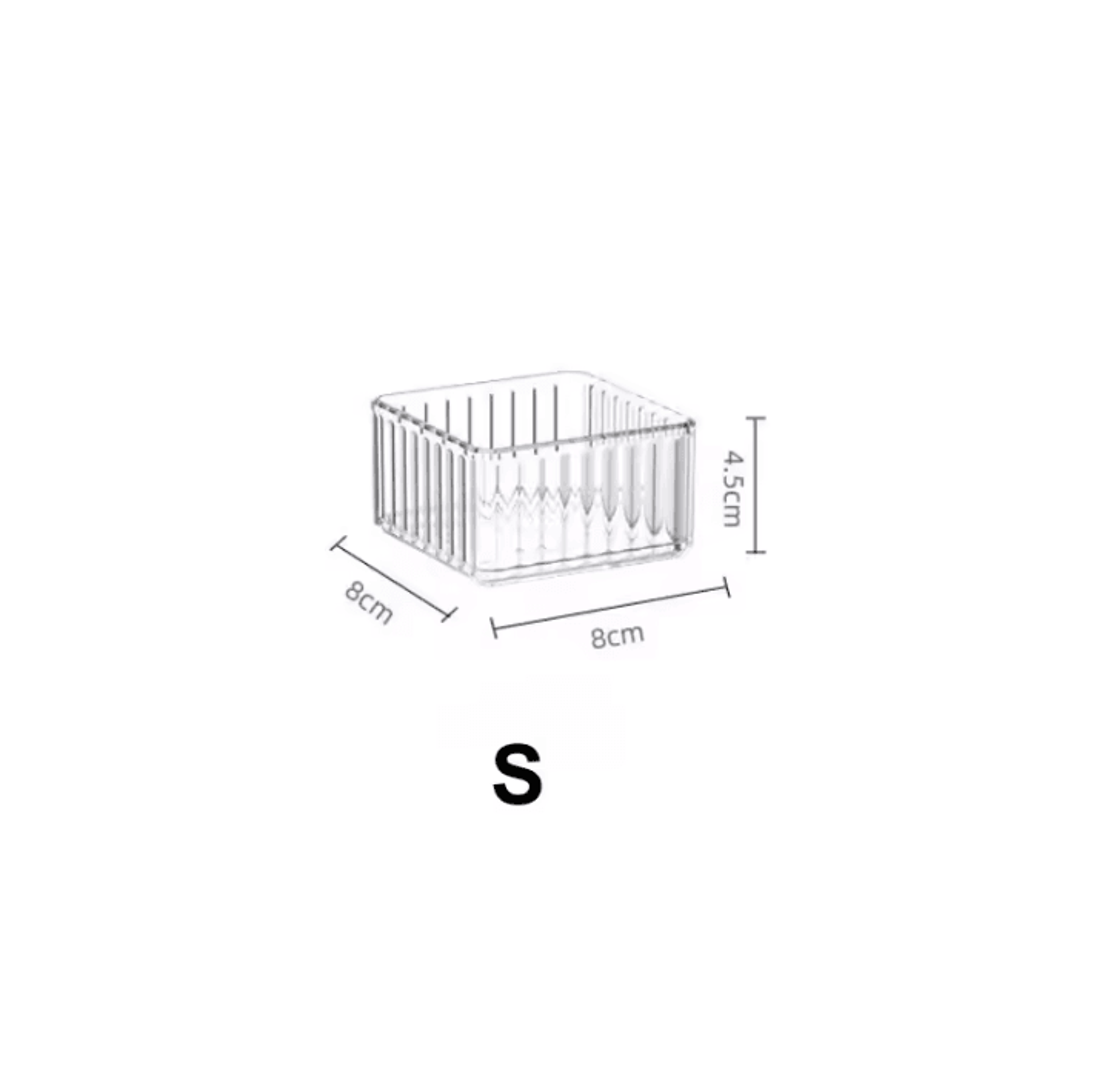 Clear Stackable Drawer Organizer Trays In 4 Sizes 8
