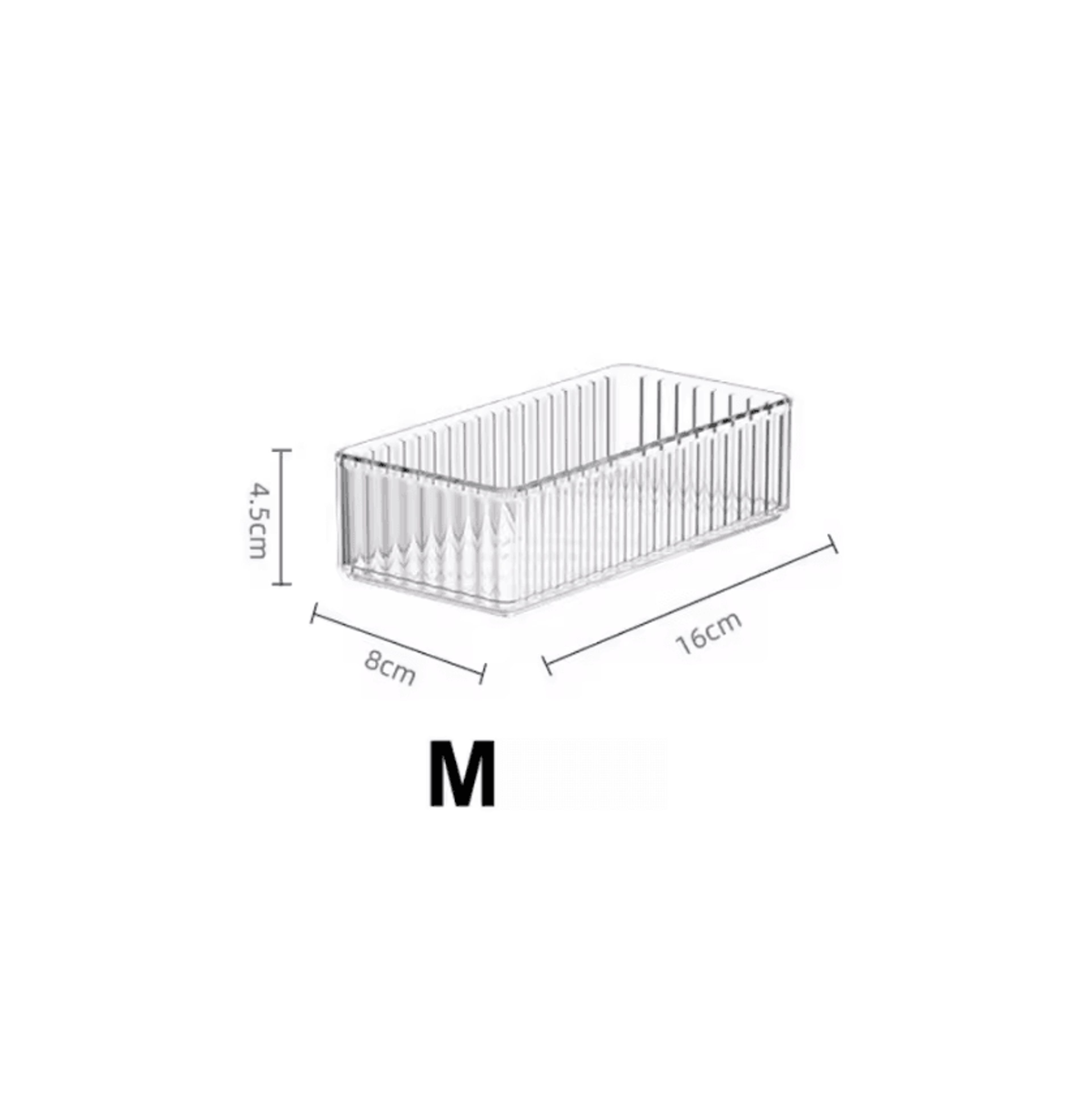Clear Stackable Drawer Organizer Trays In 4 Sizes 6