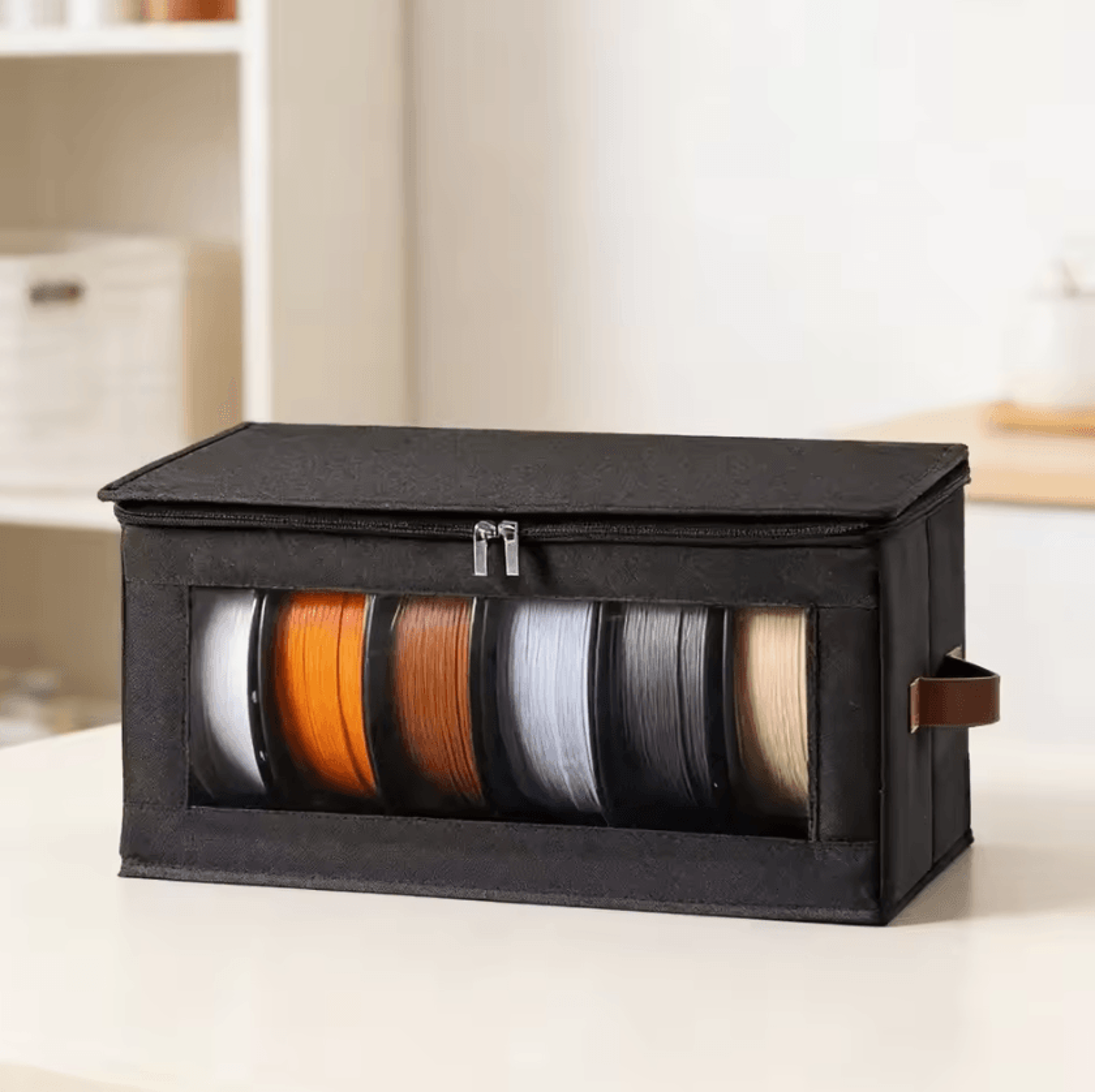 3D Printer Filament Storage Bag With Cover And Clear Window 2