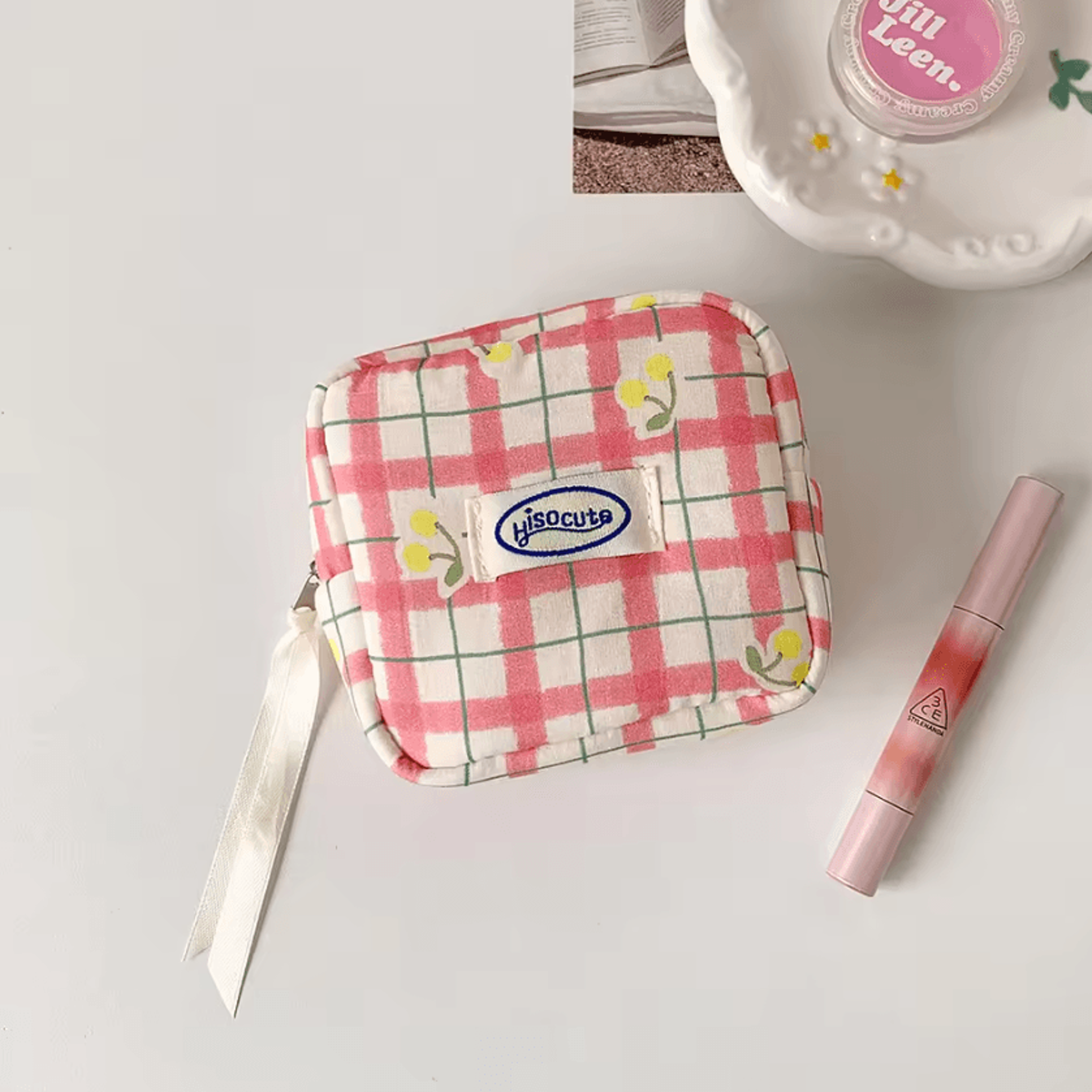 Mini Cosmetic Pouch With Compartments For Purse 5