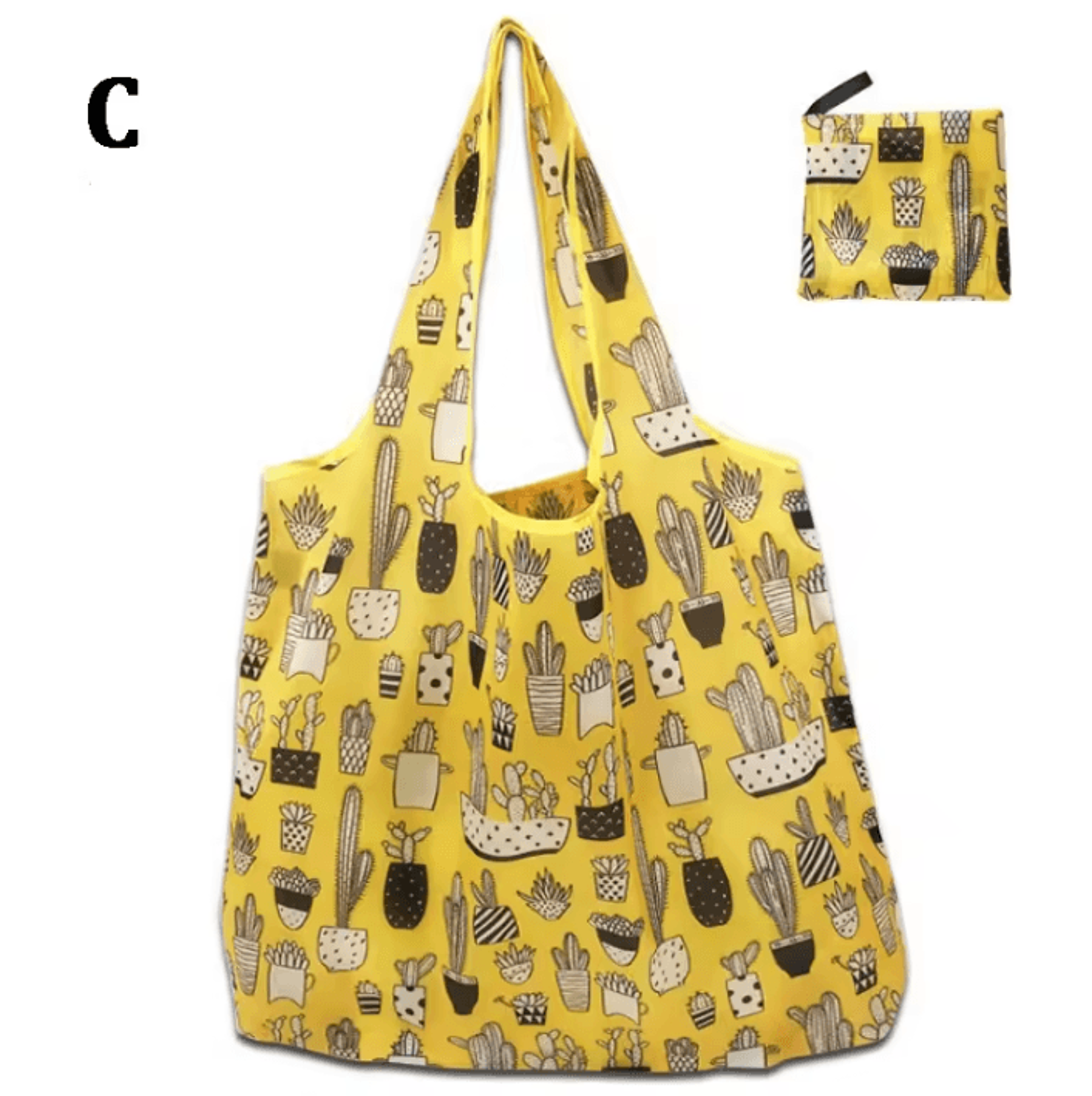 6 Pack Large Foldable Washable Boho Grocery Tote Bags 8