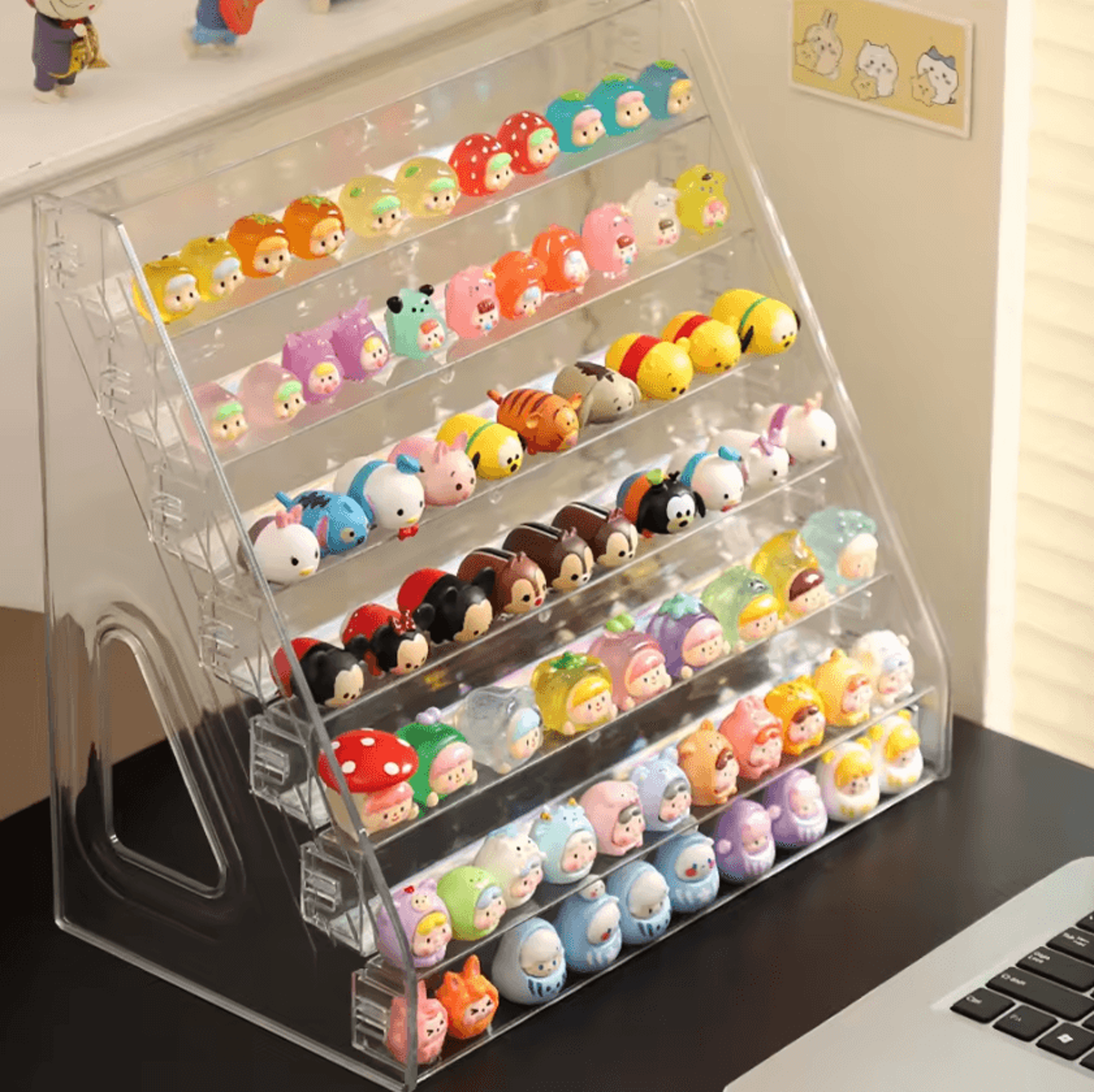Clear 3 Tier Acrylic Display Riser Stand For Perfume And Collectibles 0