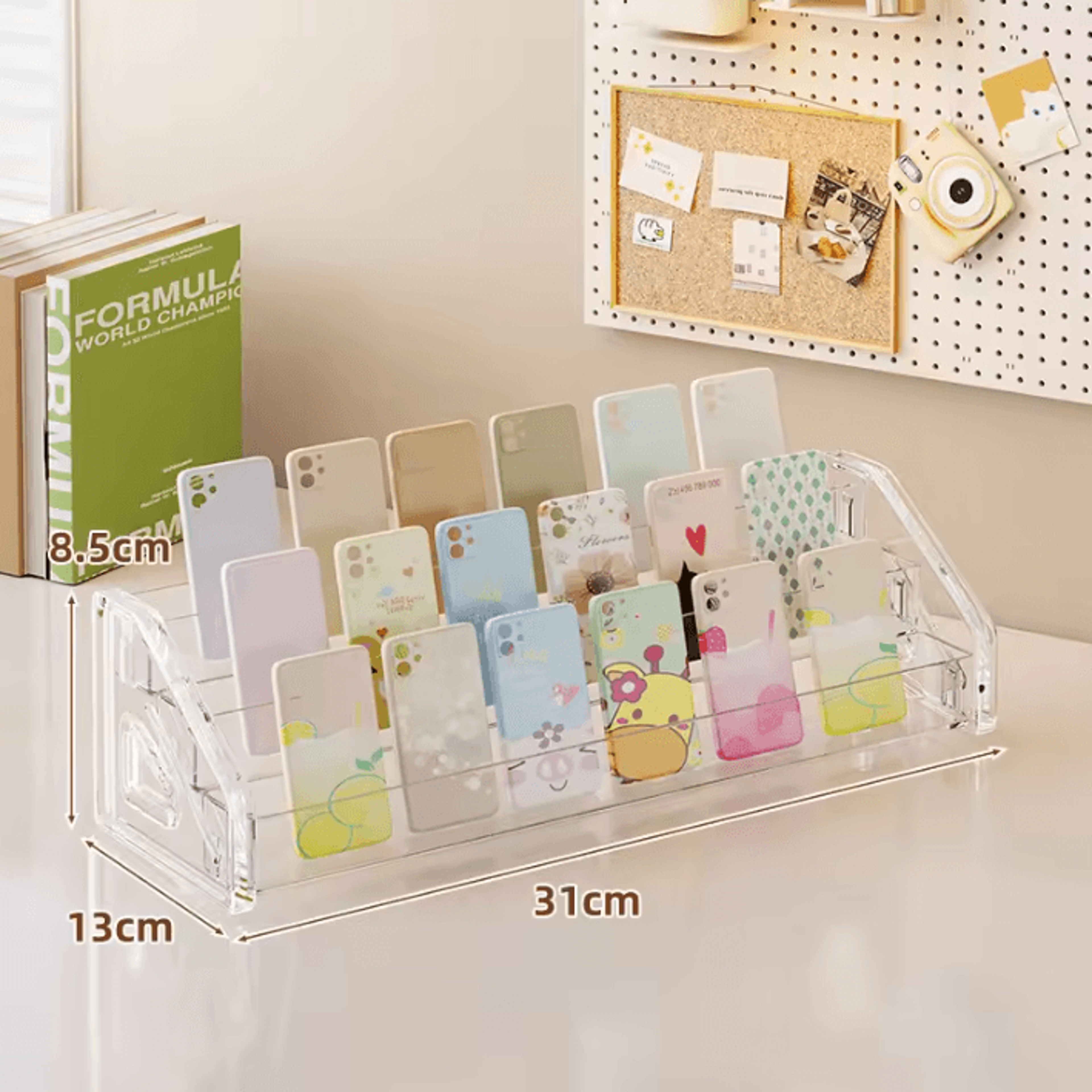 Clear 3 Tier Acrylic Display Riser Stand For Perfume And Collectibles 4