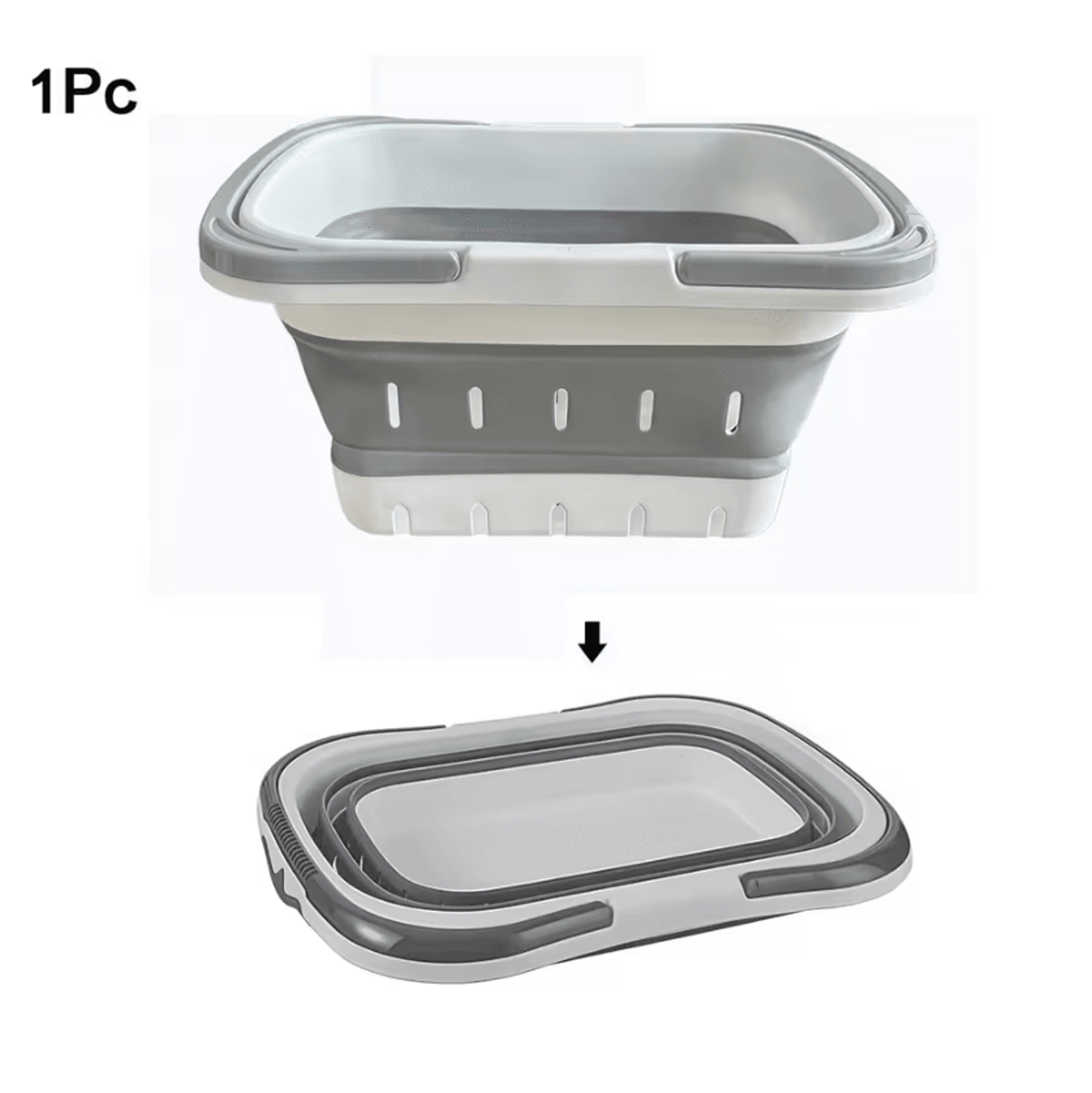 Foldable Collapsible Laundry Basket With Handles 4