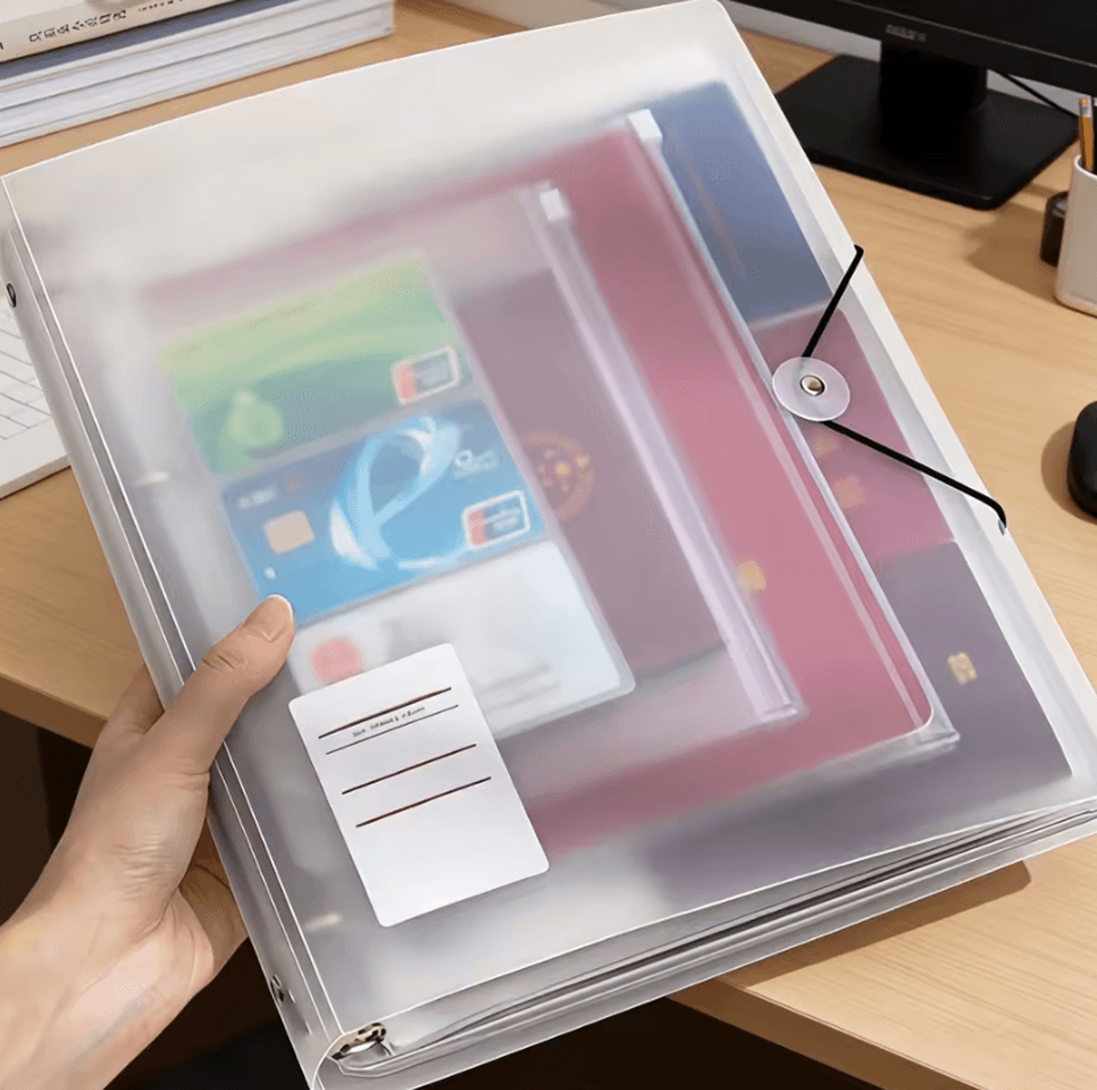 A4 A5 B5 Loose Leaf Document And Certificate Storage Binder 0