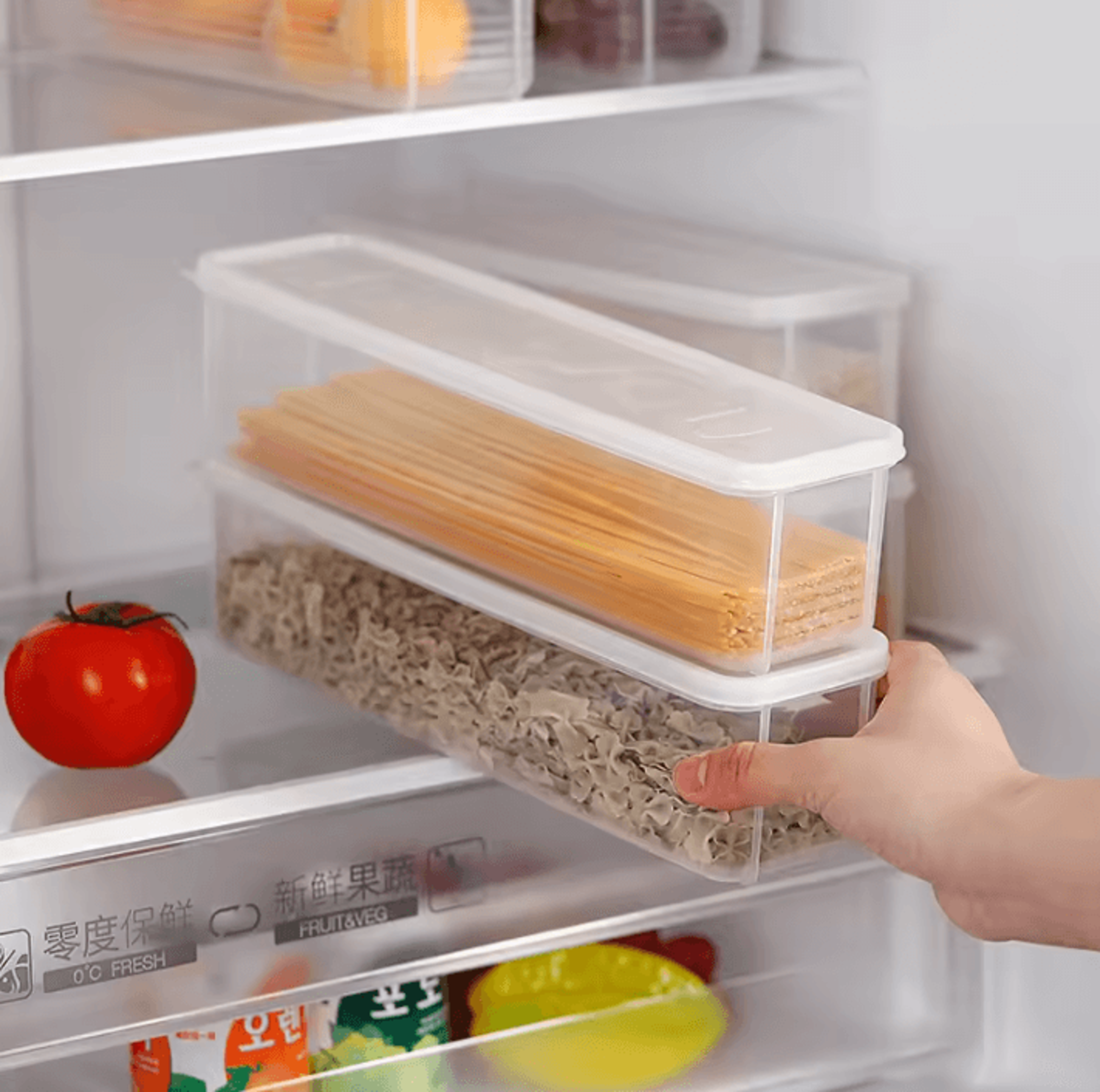 Airtight Spaghetti And Pasta Storage Container With Lid 1