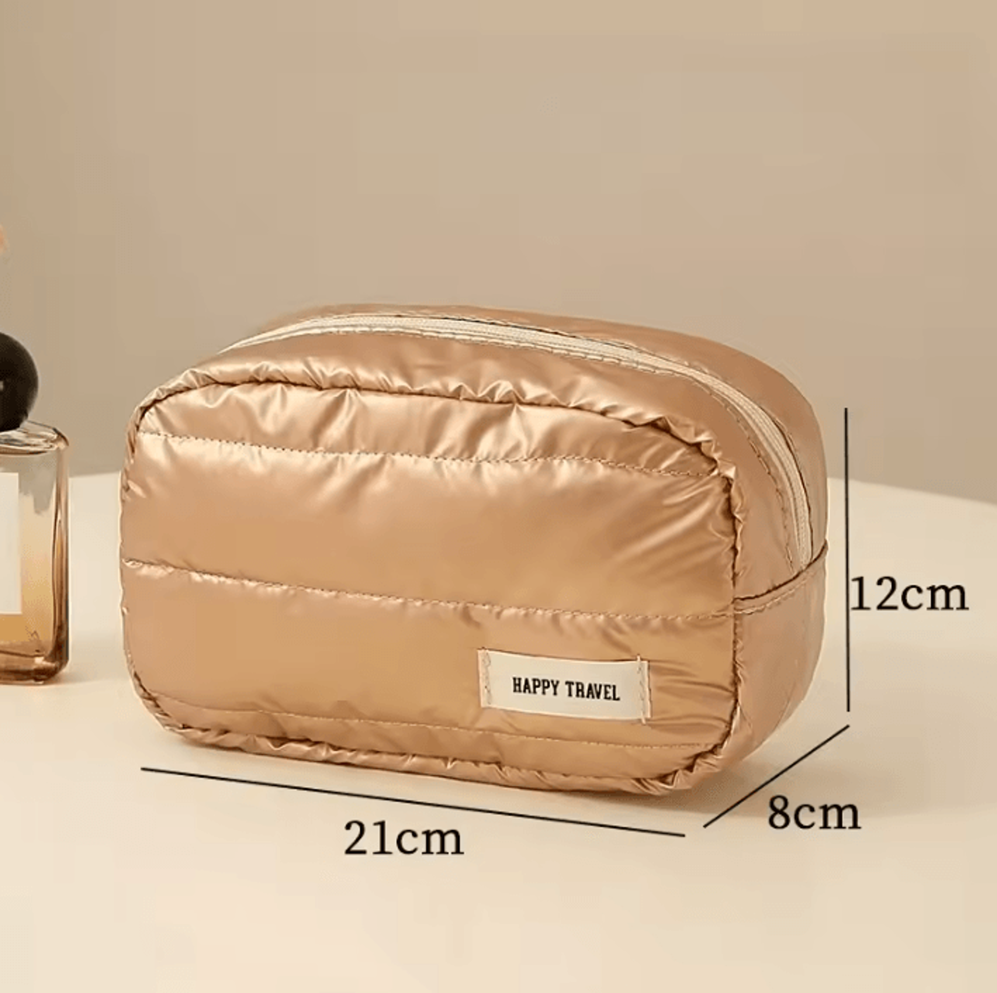 Large Capacity Waterproof Travel Makeup Bag With Handle 5