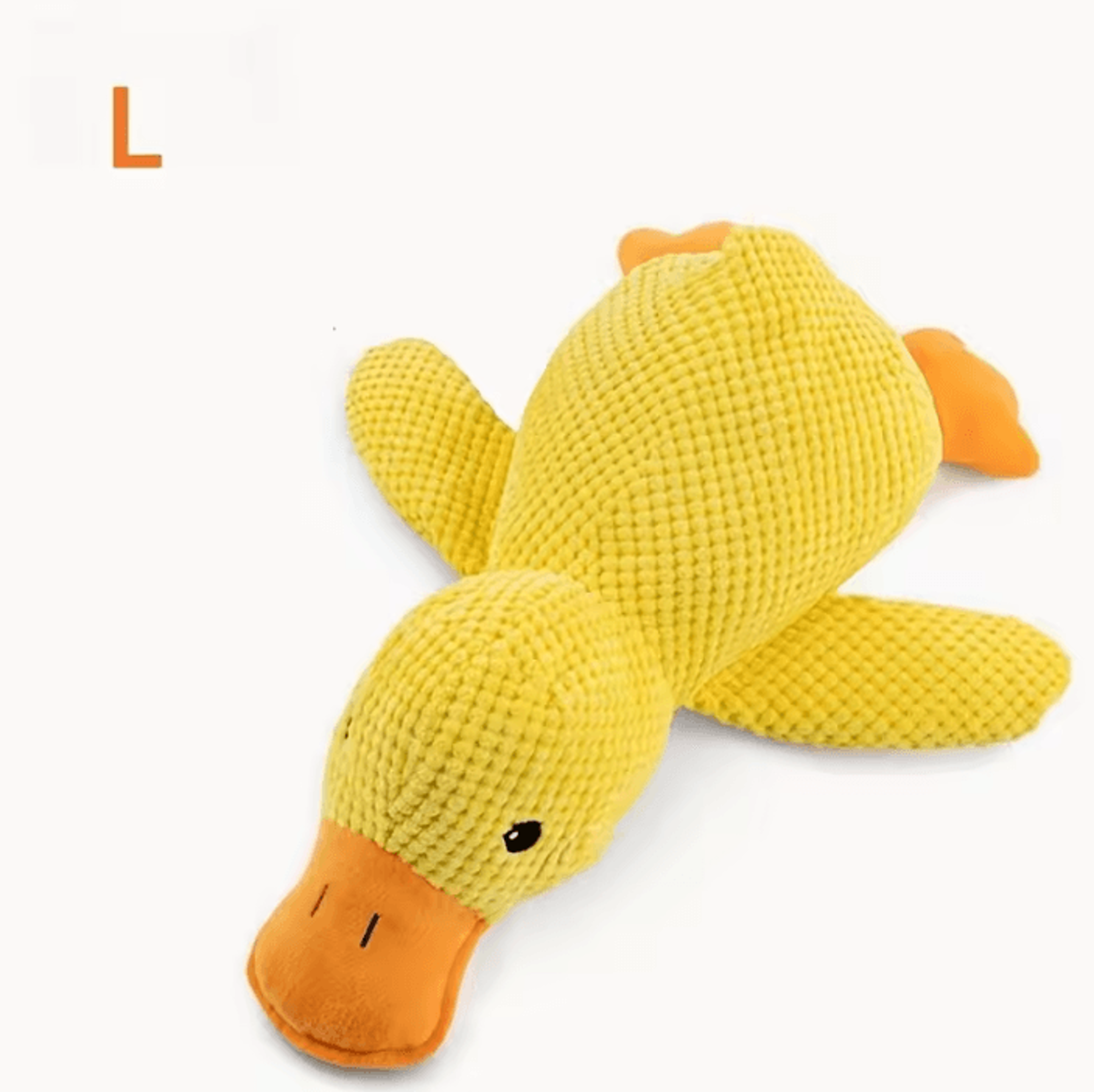 Mellow Duck Plush Dog Toy With Quacking Sound 7