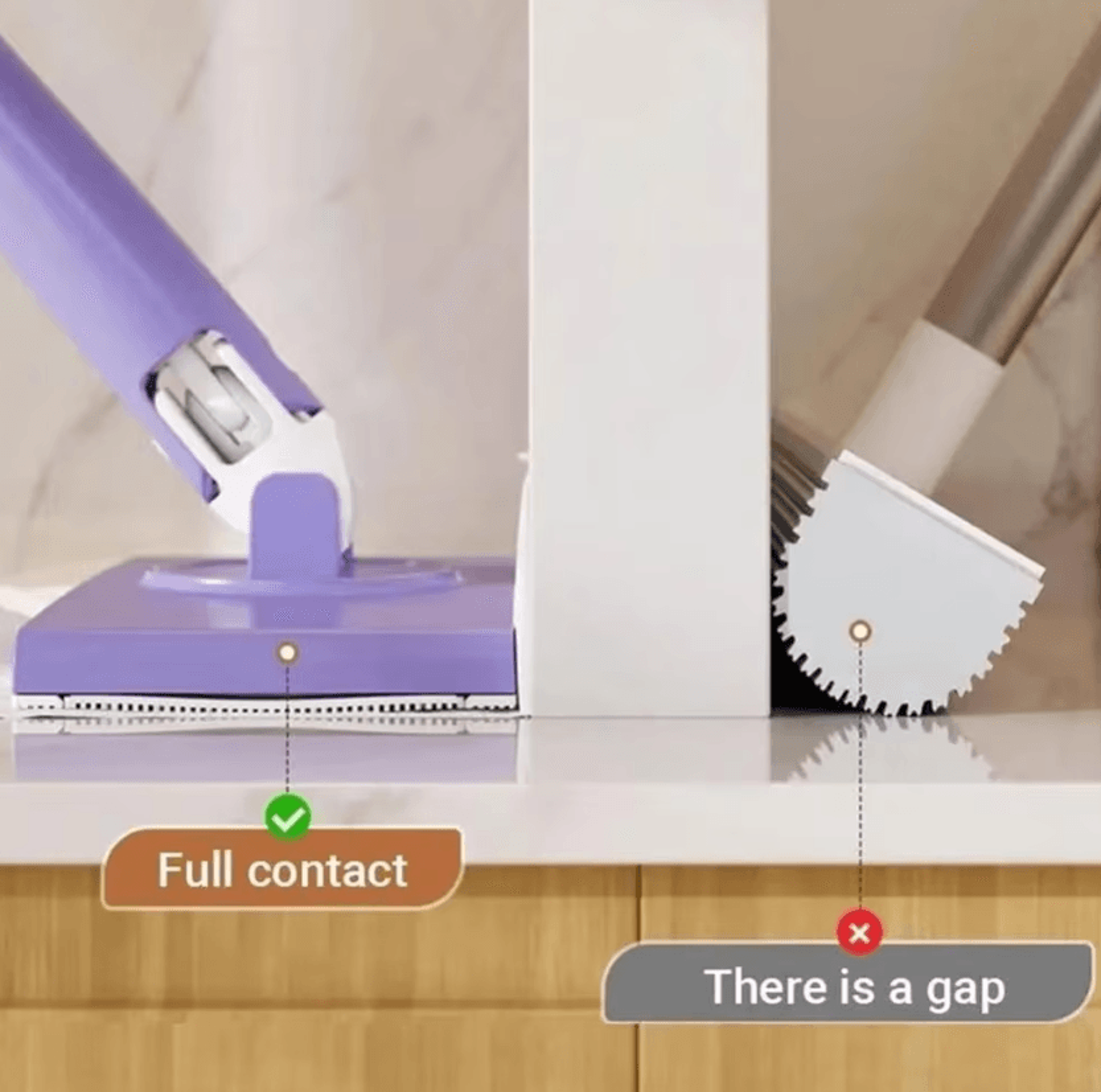 Snap Grip Mini Mop With Automatic Cloth Changing Clip 2