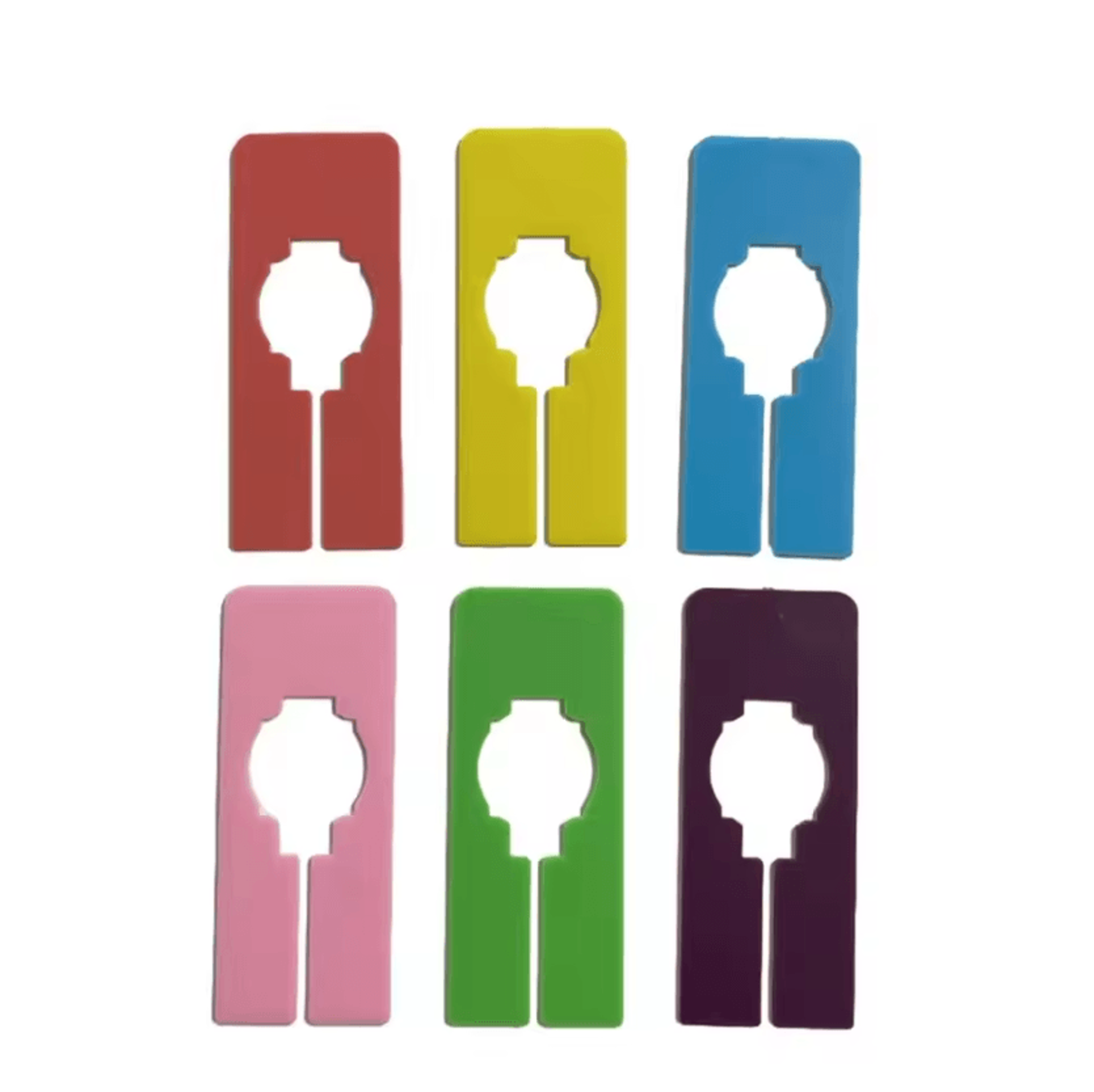 10Pcs Writable Reusable Clothes Size Dividers 0