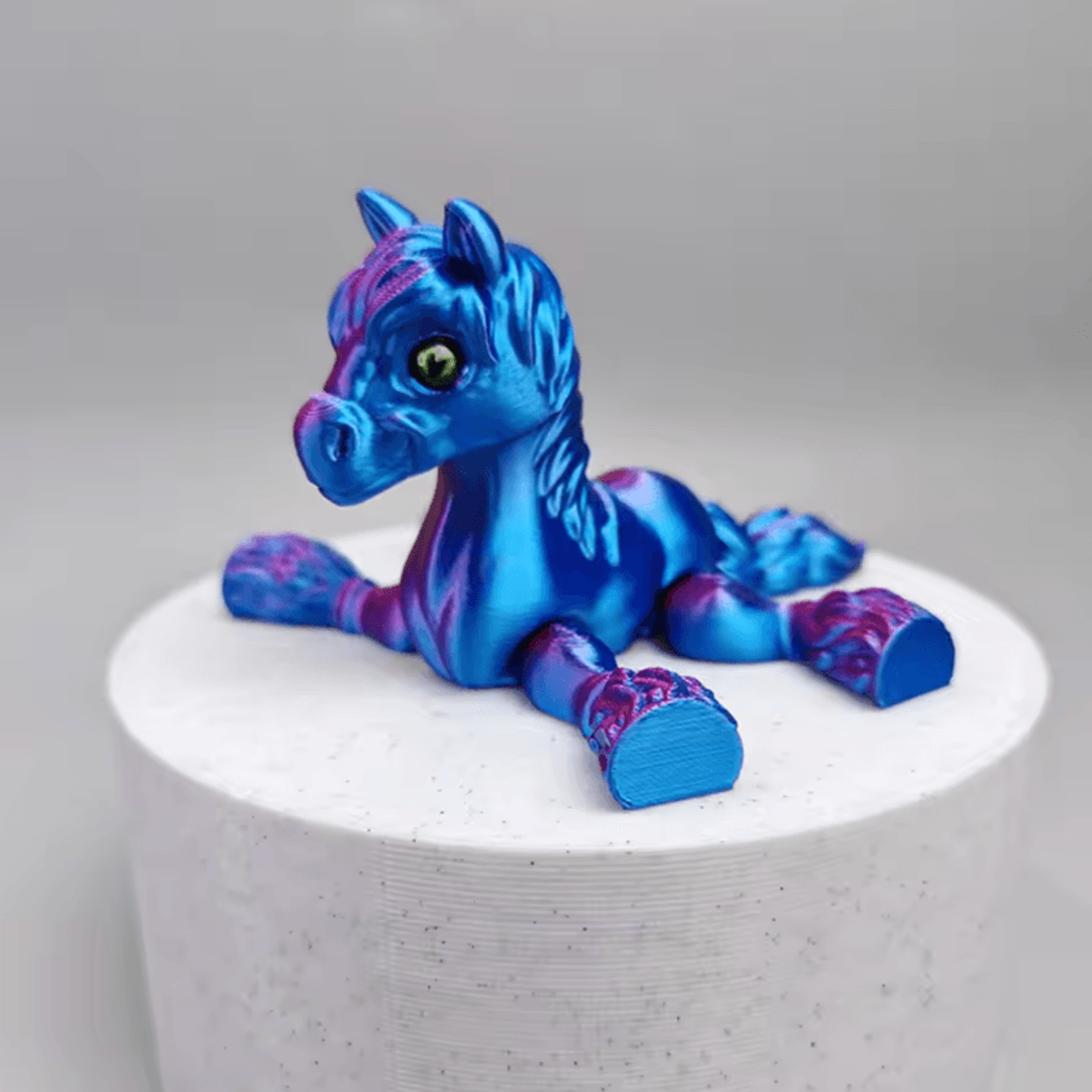 3D Printed Articulated Horse Sensory Fidget Toy 8