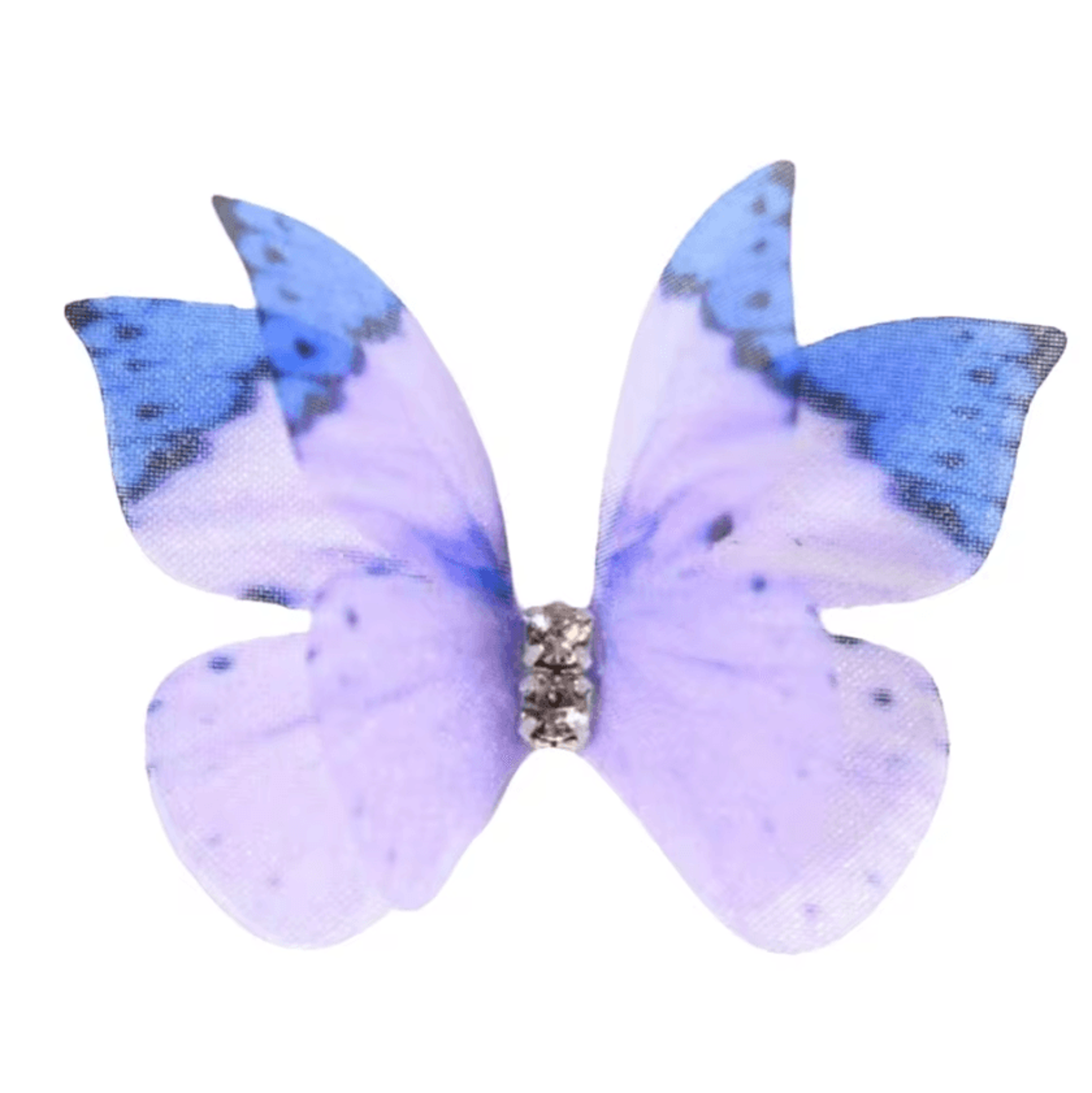 50Pcs 3D Gradient Organza Butterfly Appliques 3