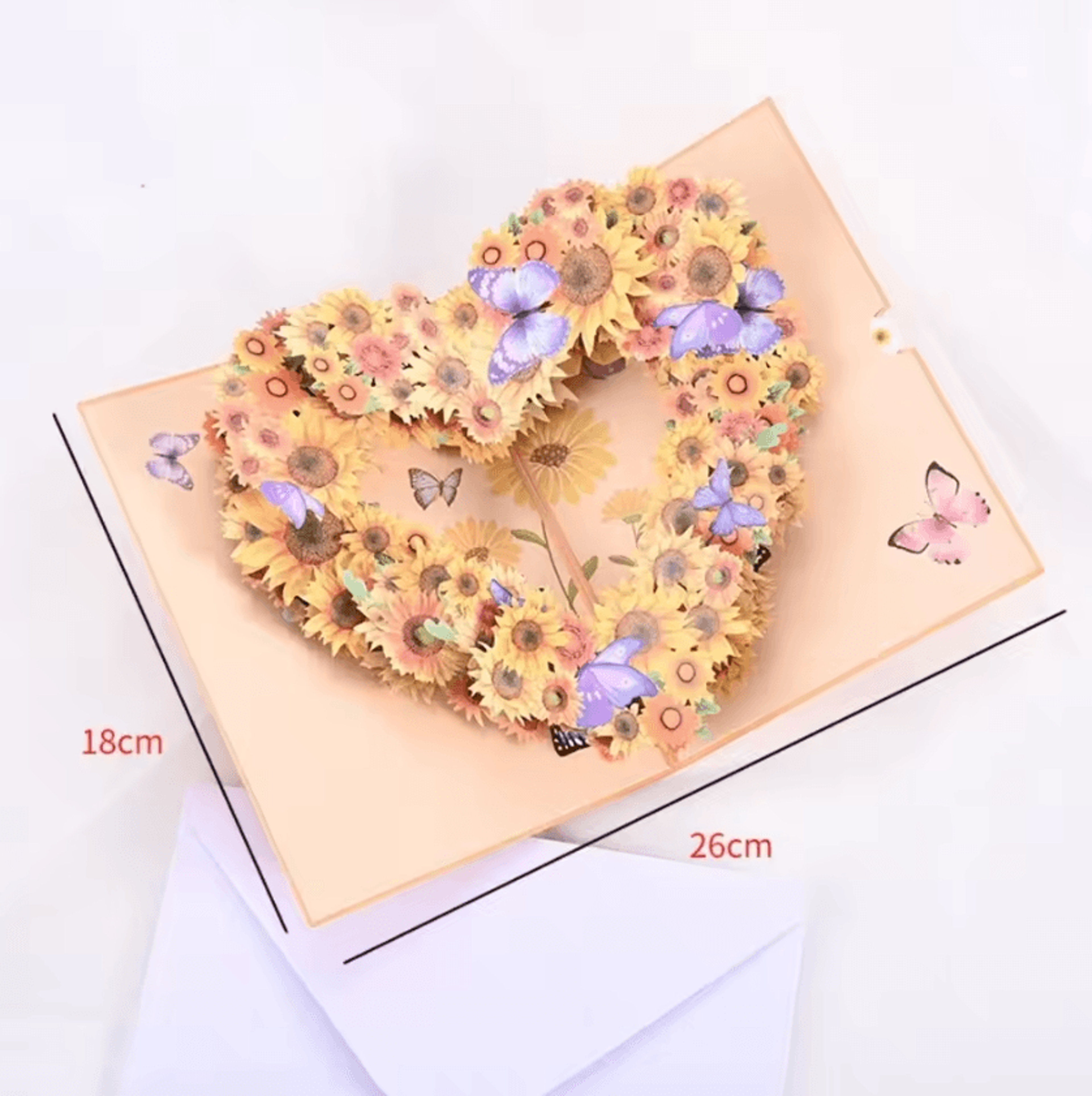 3D Love Tree Pop Up Anniversary Card 8