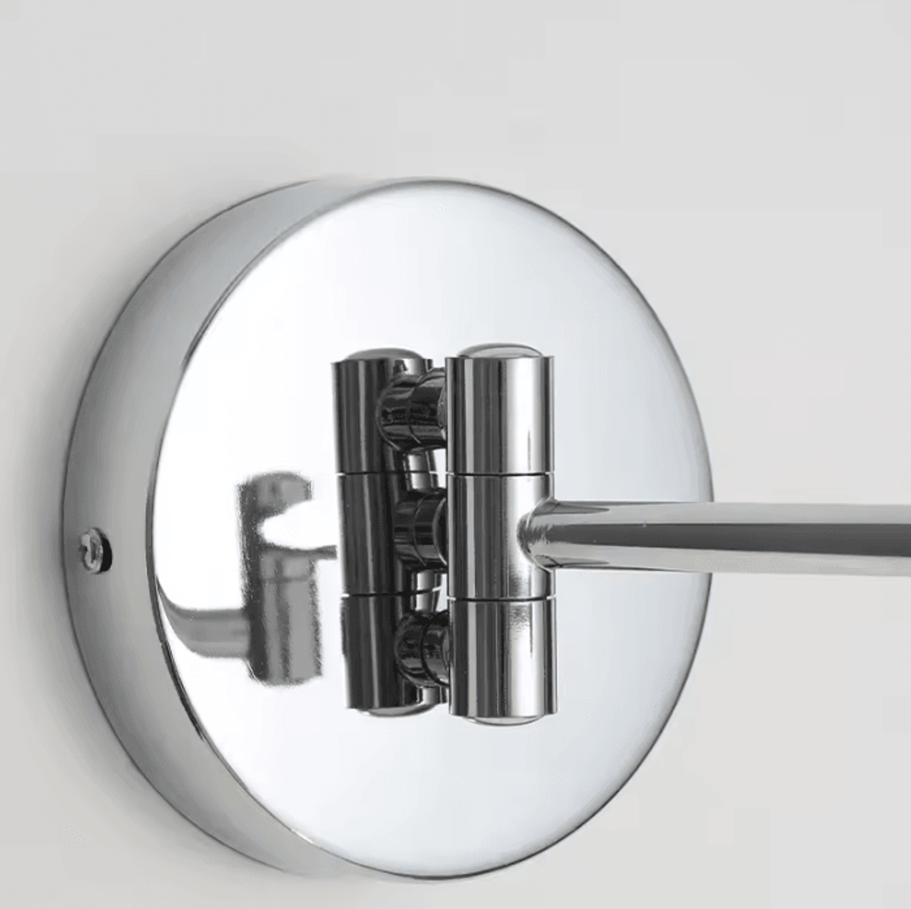 Modern Cream Swing Arm LED Wall Lamp 4