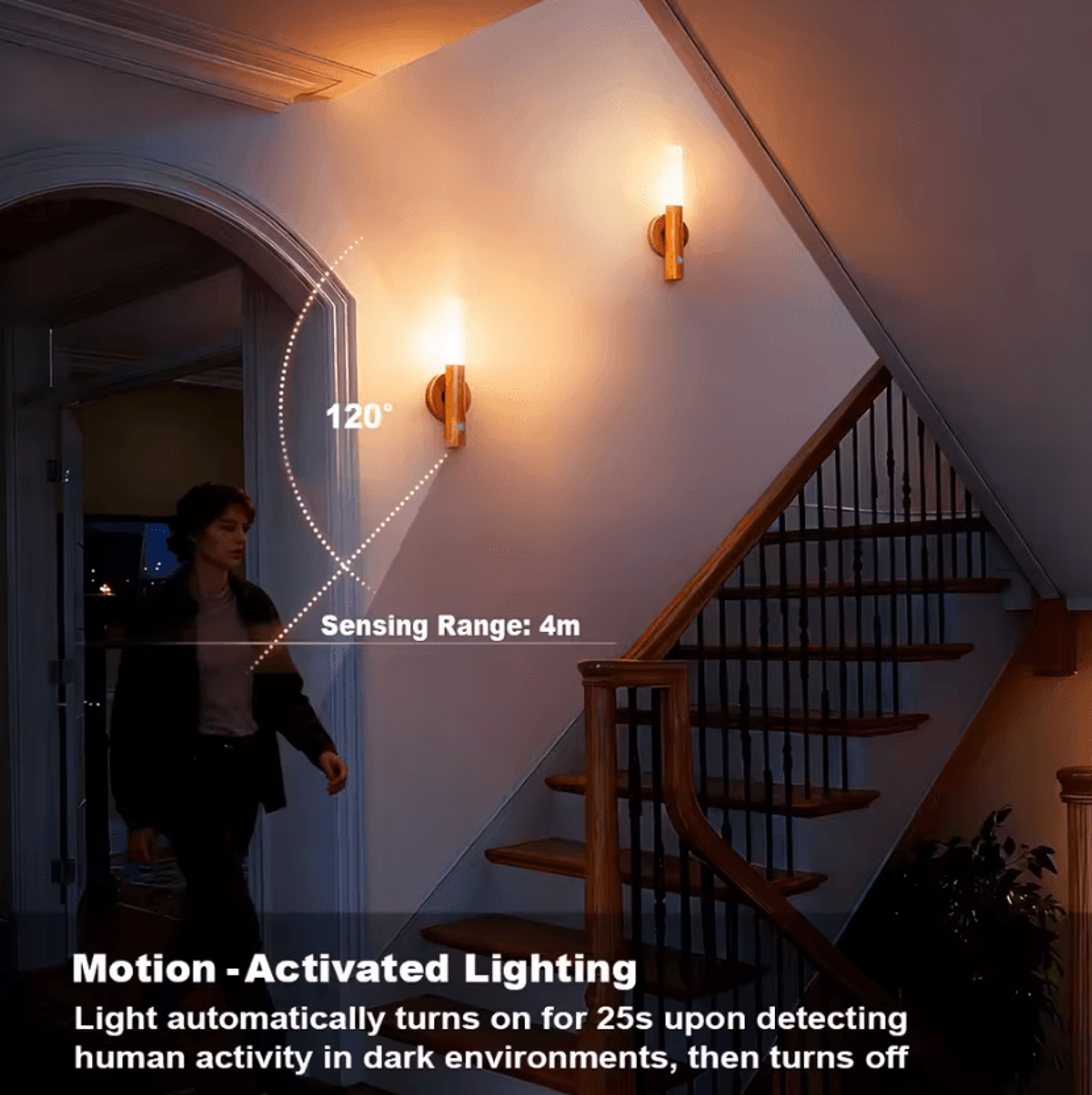 Magnetic PIR Motion Sensor LED Wall Light 1