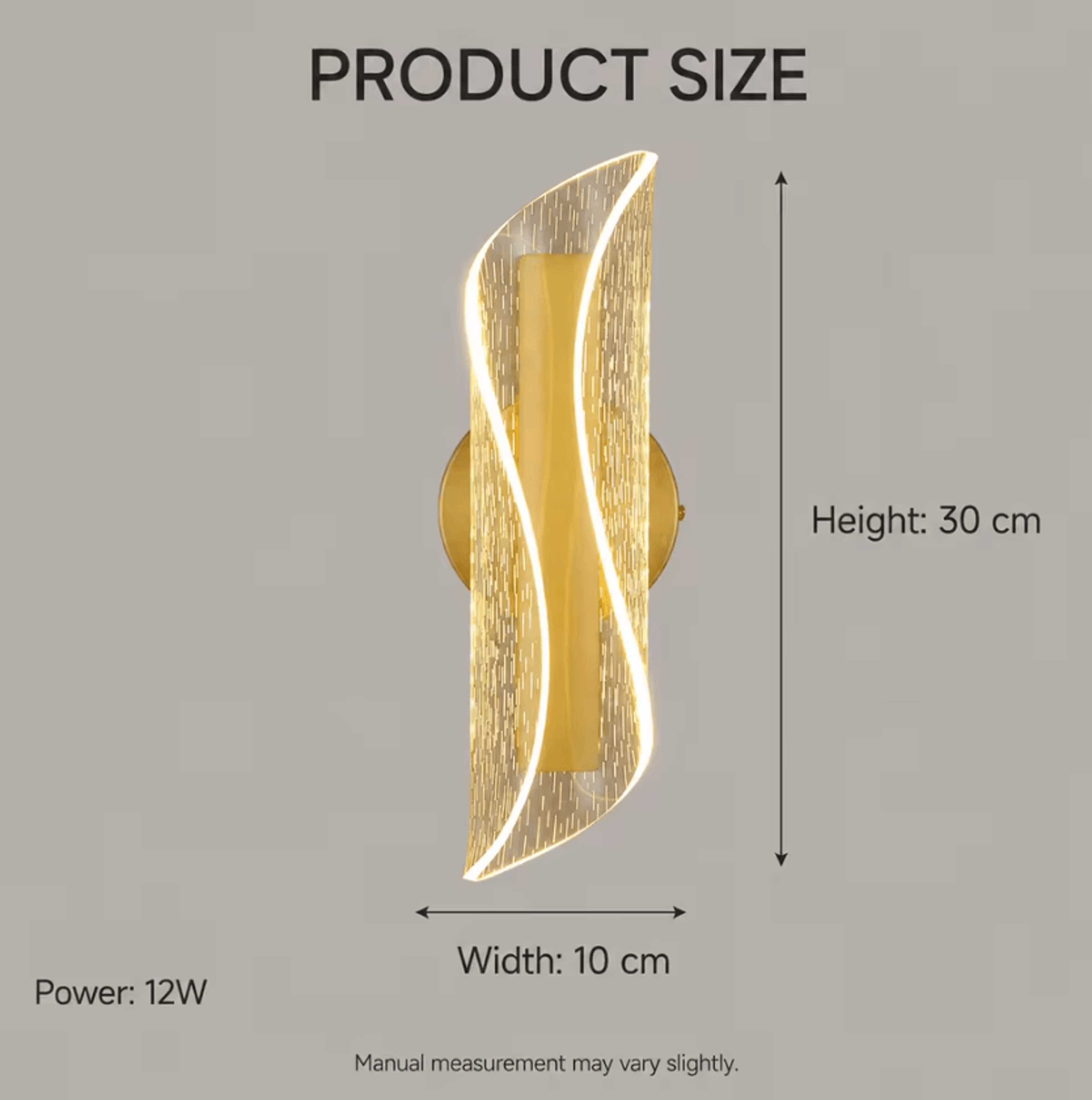Modern Thin Waist Streamer LED Wall Lamp 4