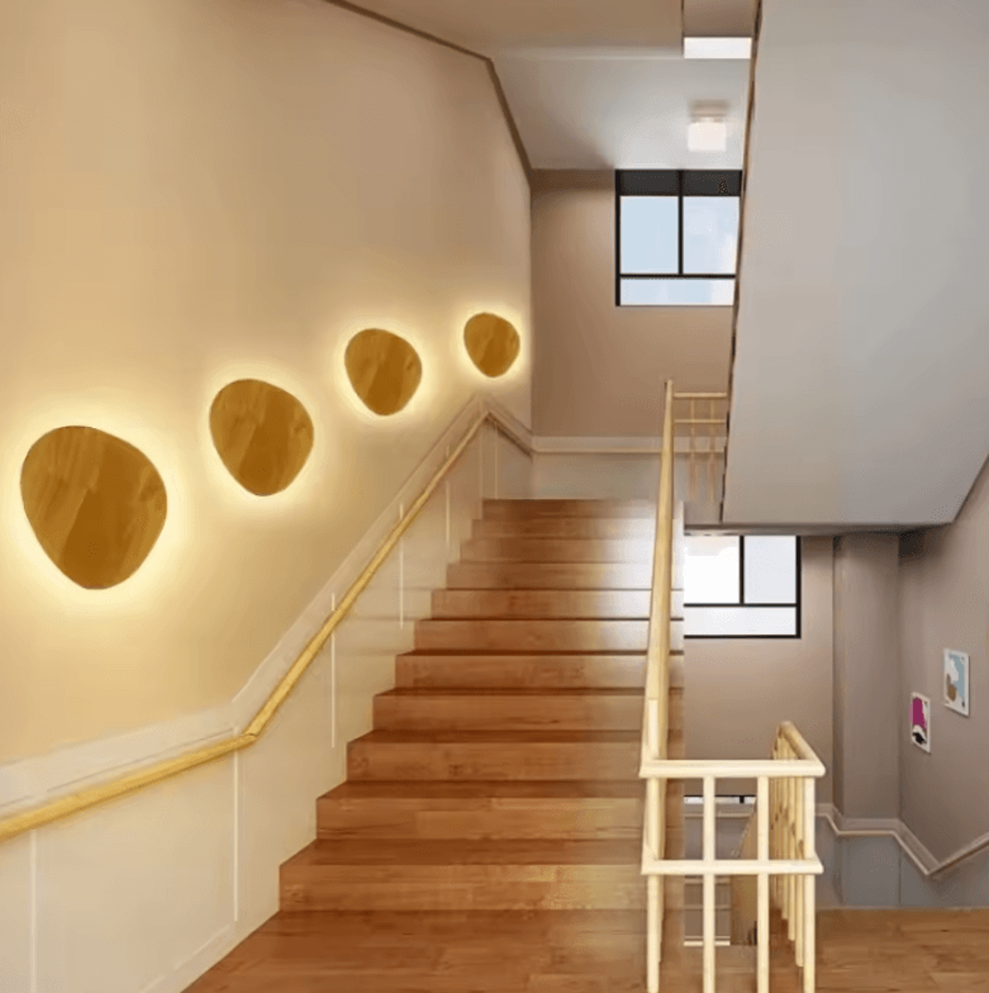 Nordic Wooden LED Wall Lamp 2