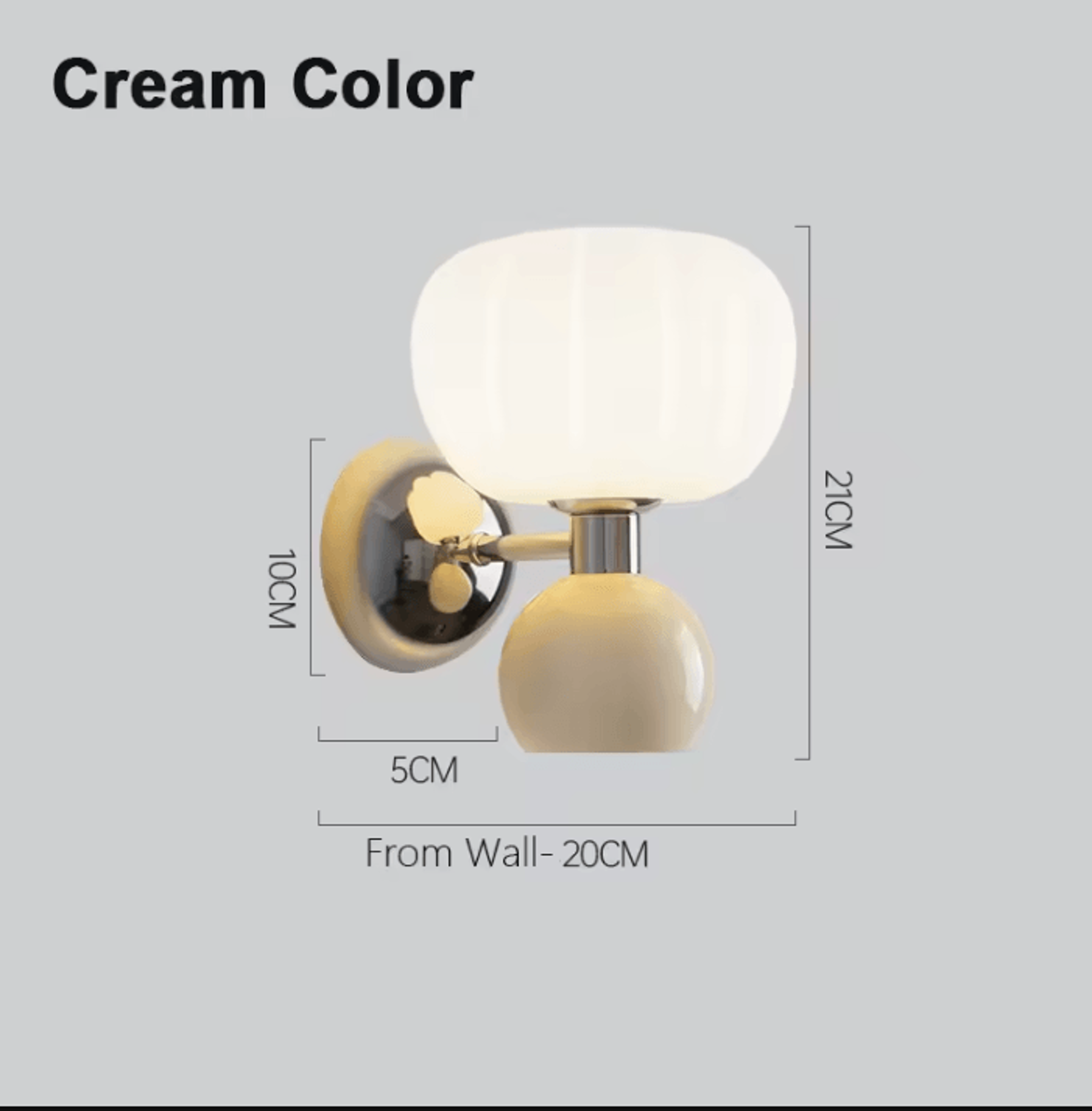 Nordic Pumpkin Shape Wall Lamp 5