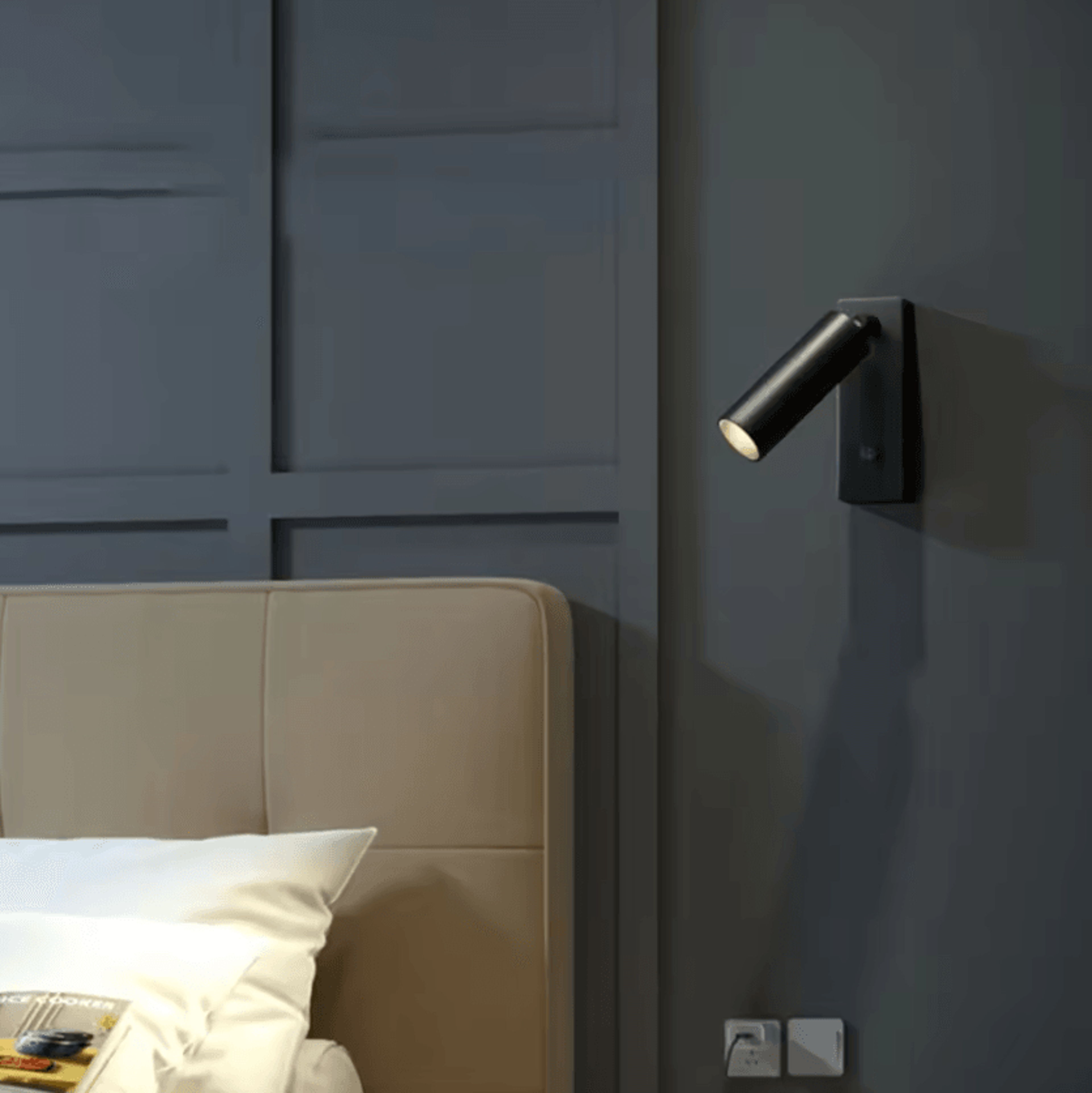 5W Rotatable LED Wall Light Modern Bedside Reading Sconce 0