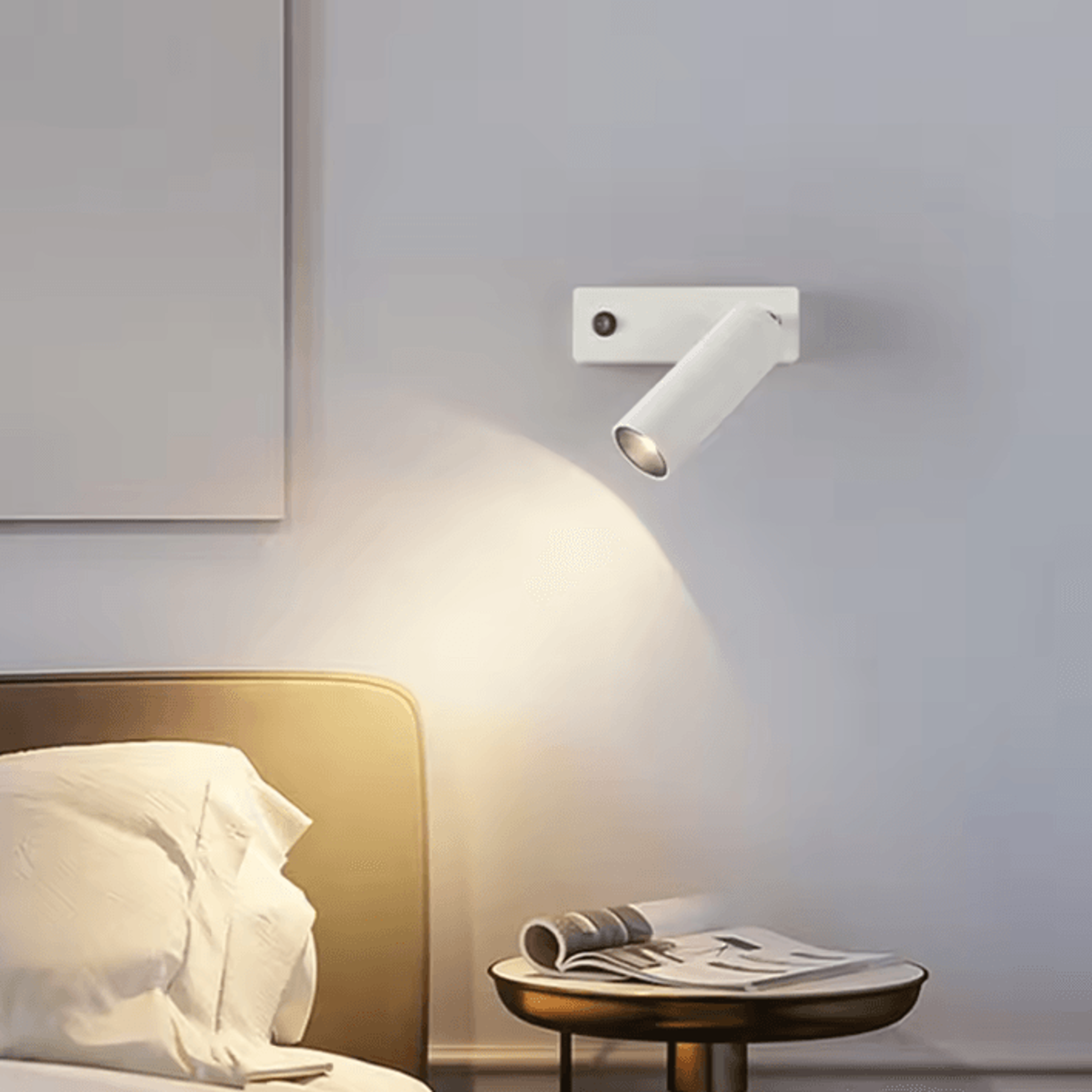 5W Rotatable LED Wall Light Modern Bedside Reading Sconce 3