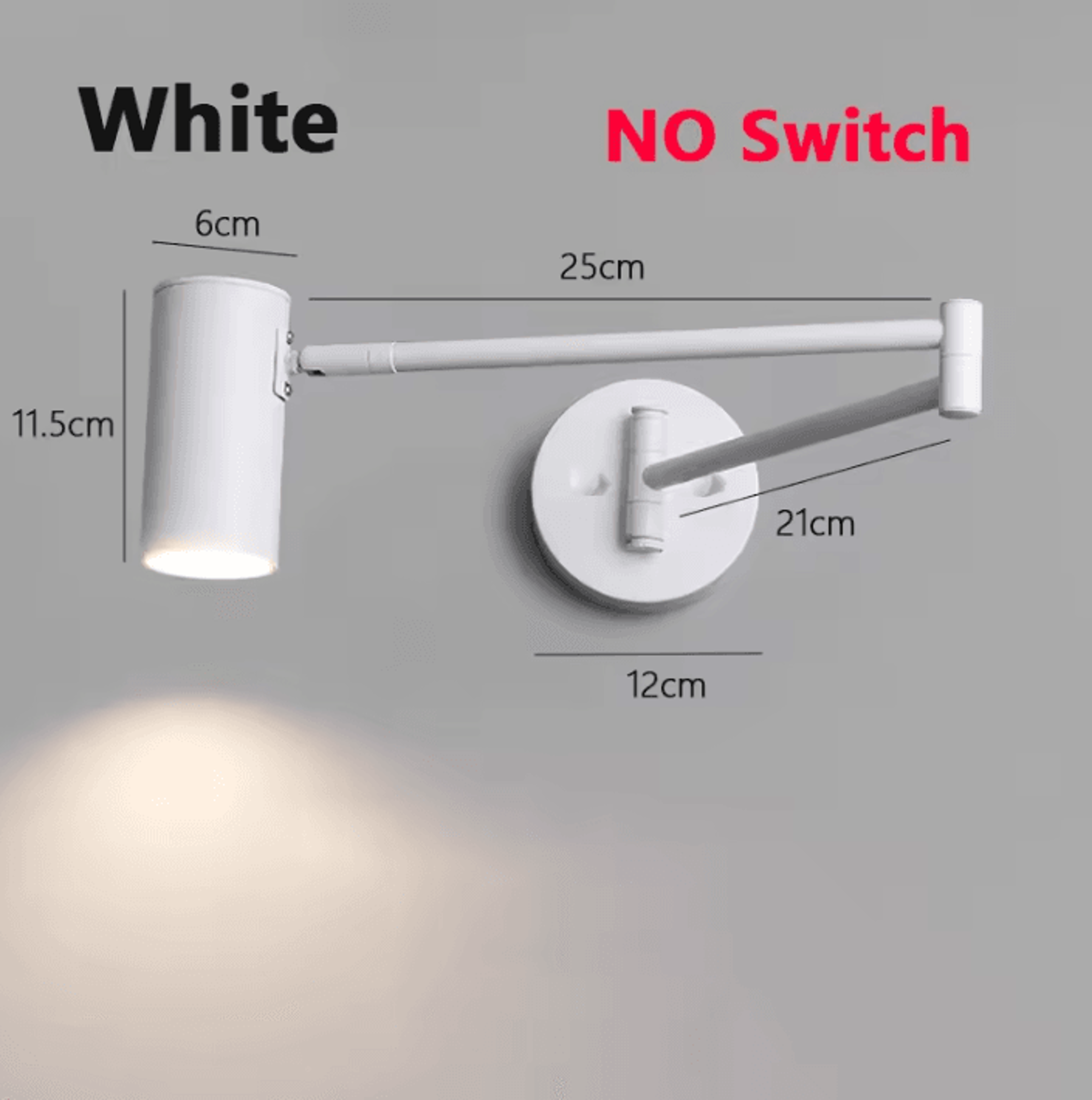 Nordic Copper LED Wall Light Adjustable Bedside Reading Lamp 7