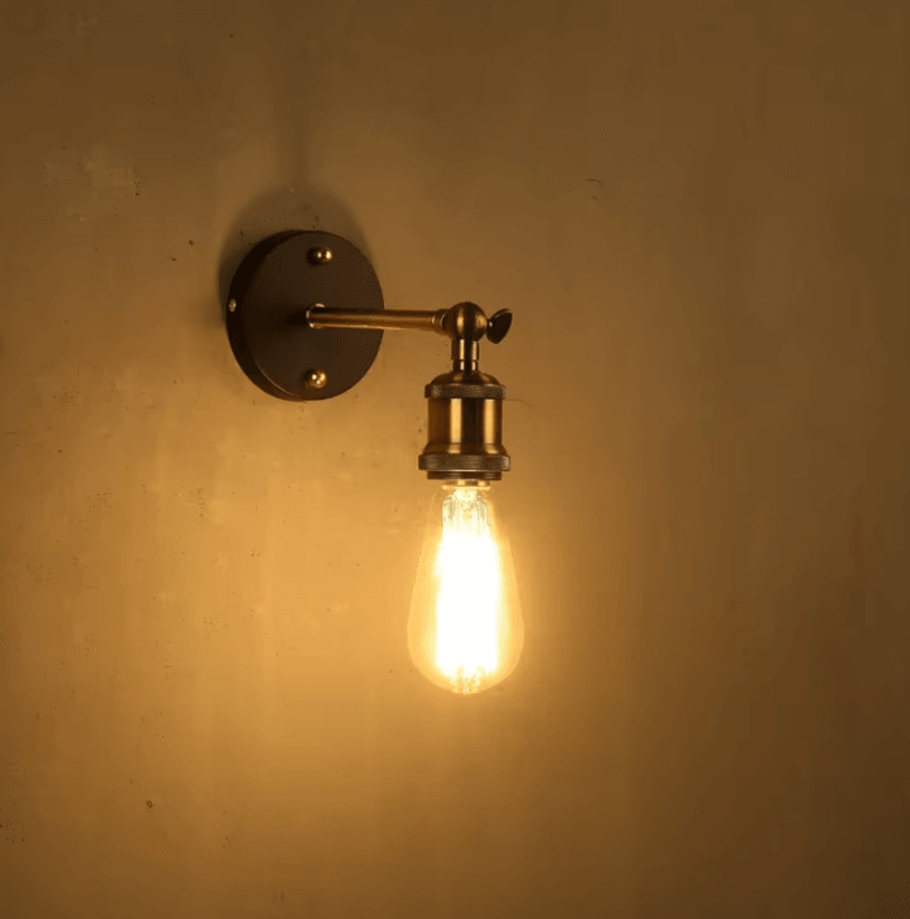 American Industrial Retro E27 Wall Sconce 4