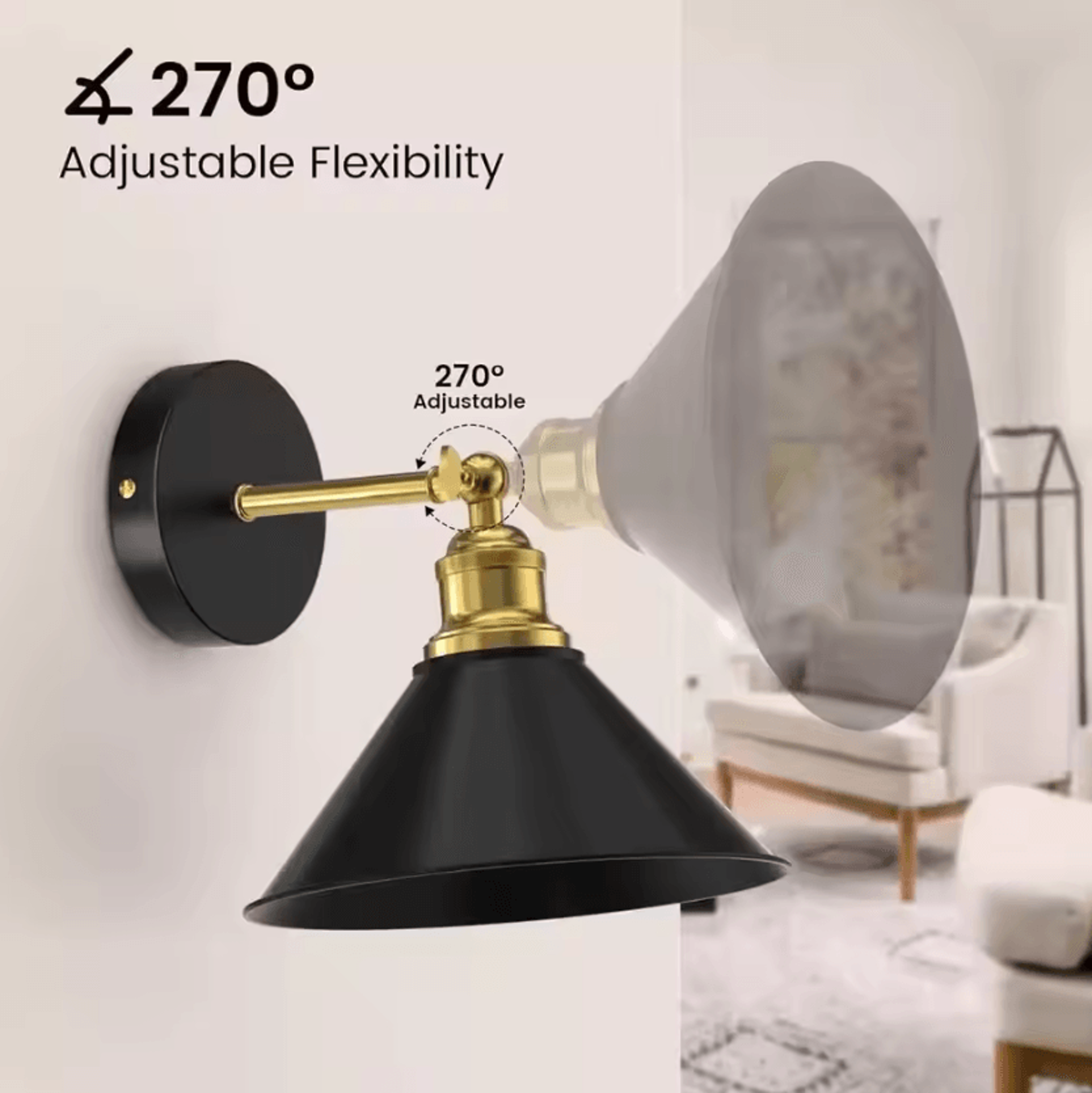Wireless Rechargeable RGB Wall Sconce With Remote 1