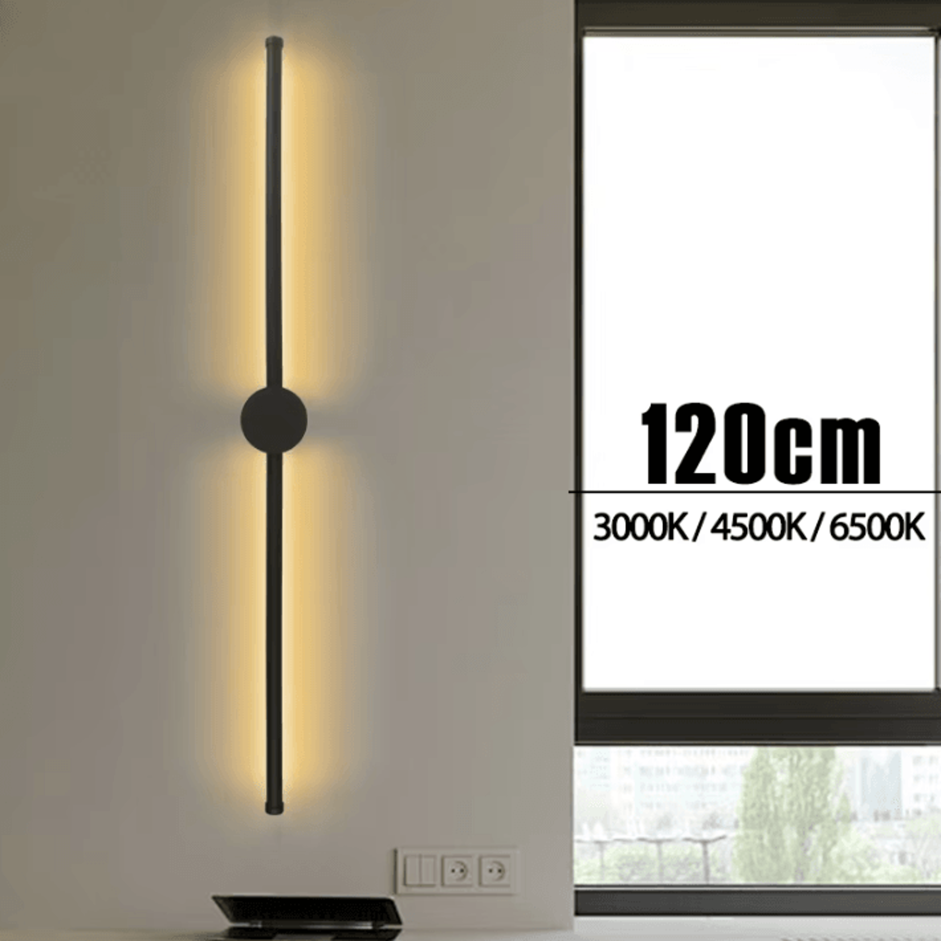 Modern Minimalist Linear LED Wall Lamp 0